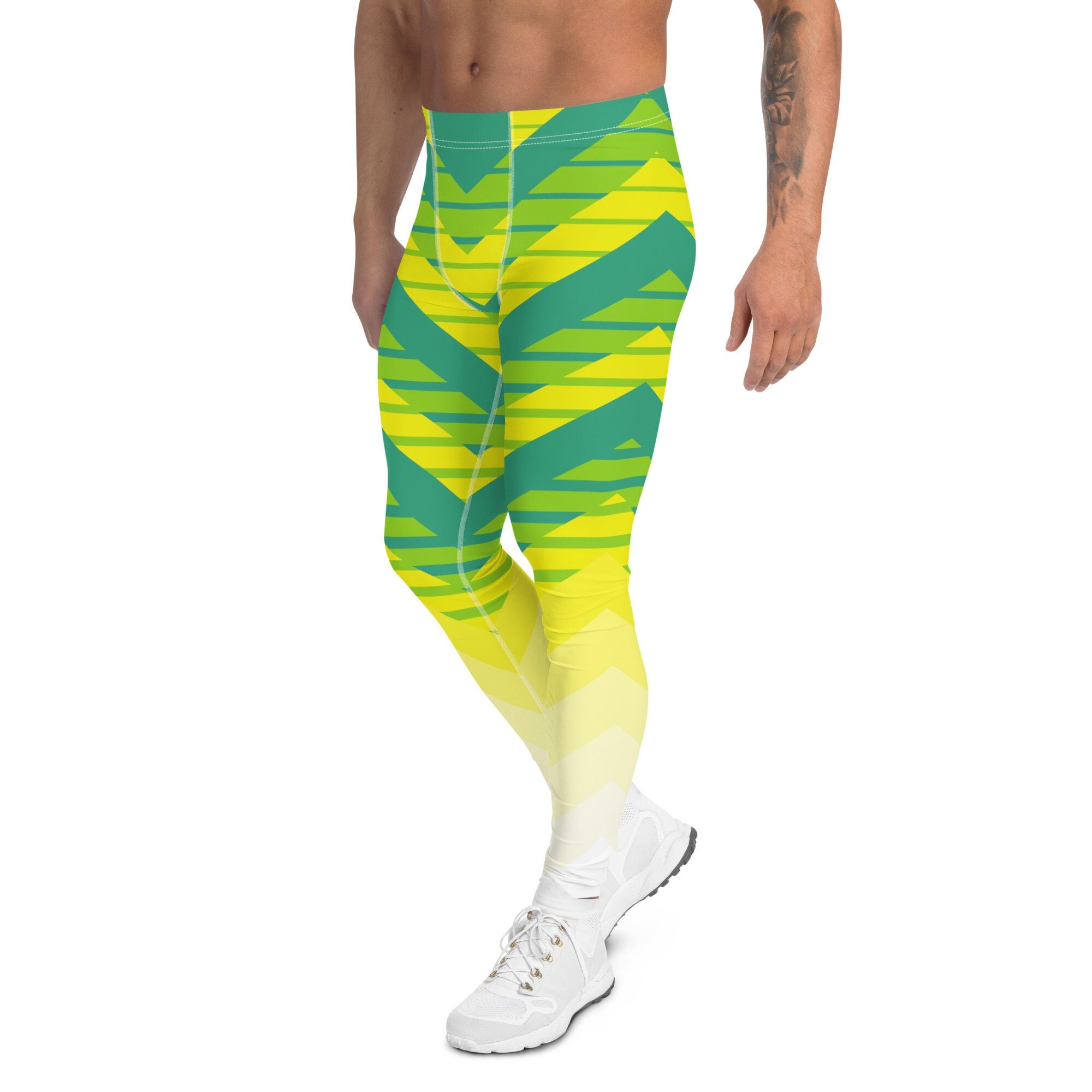 Brazilia Chevrons Men's Leggings