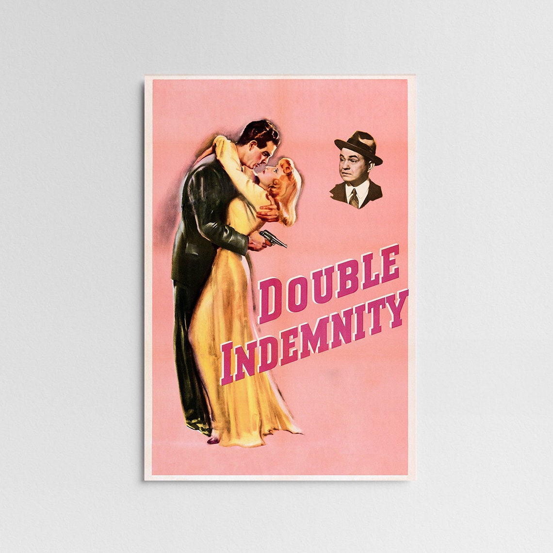 Double Indemnity Movie Poster, Wall Art Decor, Print Wall Art Gift, Home Decor