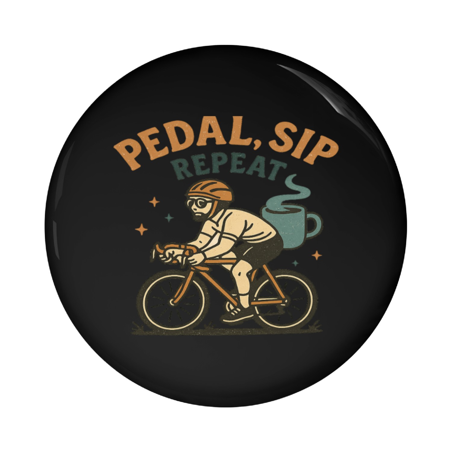 Pedal Sip Repeat Pin Buttons