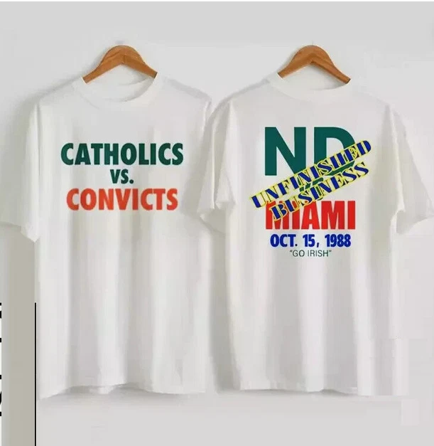 Catholics Vs Convicts 1988 T-Shirt