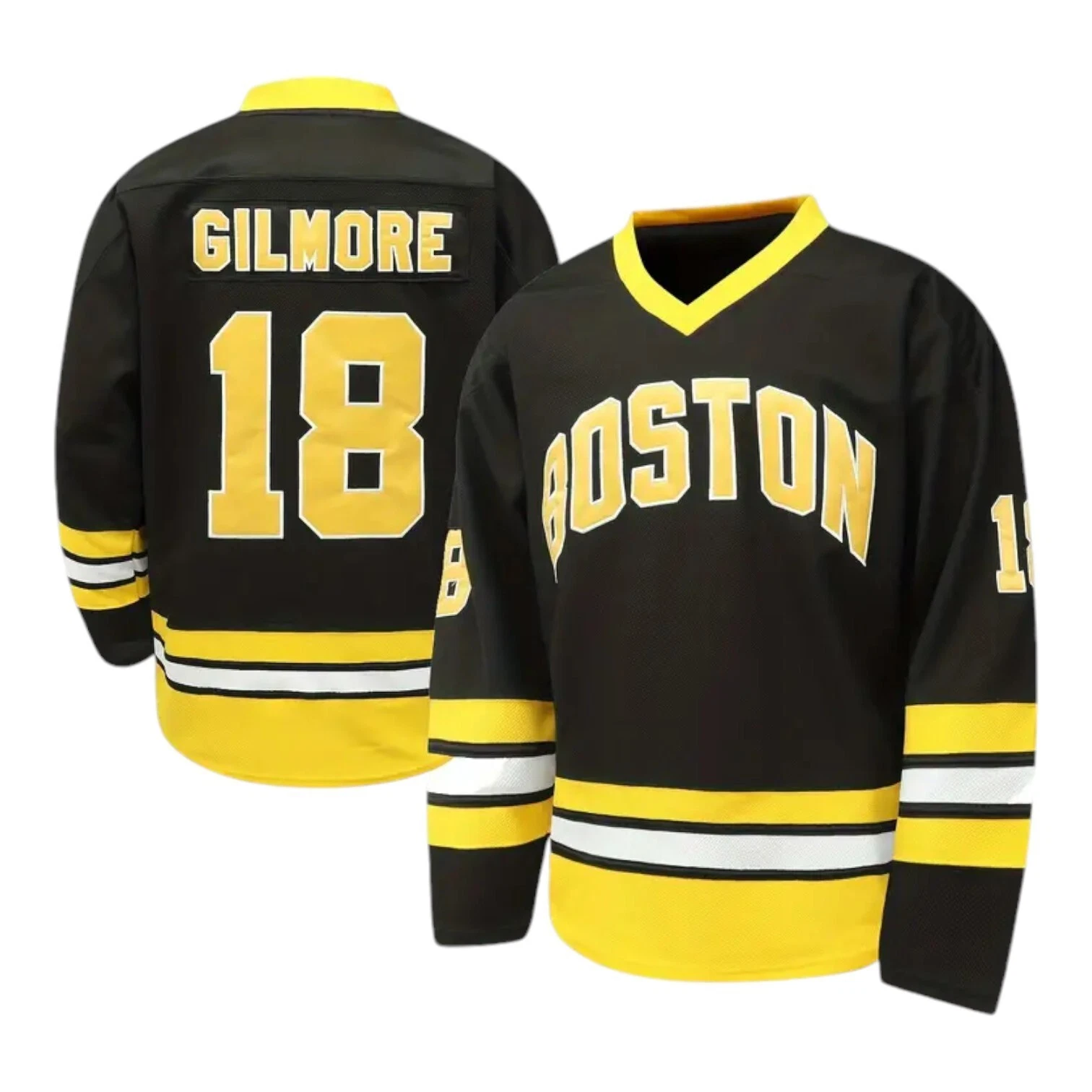 Happy Gilmore Movie Hockey Jersey #18 Boston Adam Sandler