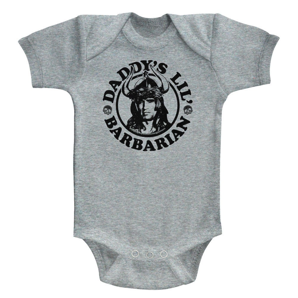Conan The Barbarian Daddy's Barbarian Baby Onesie T-Shirt