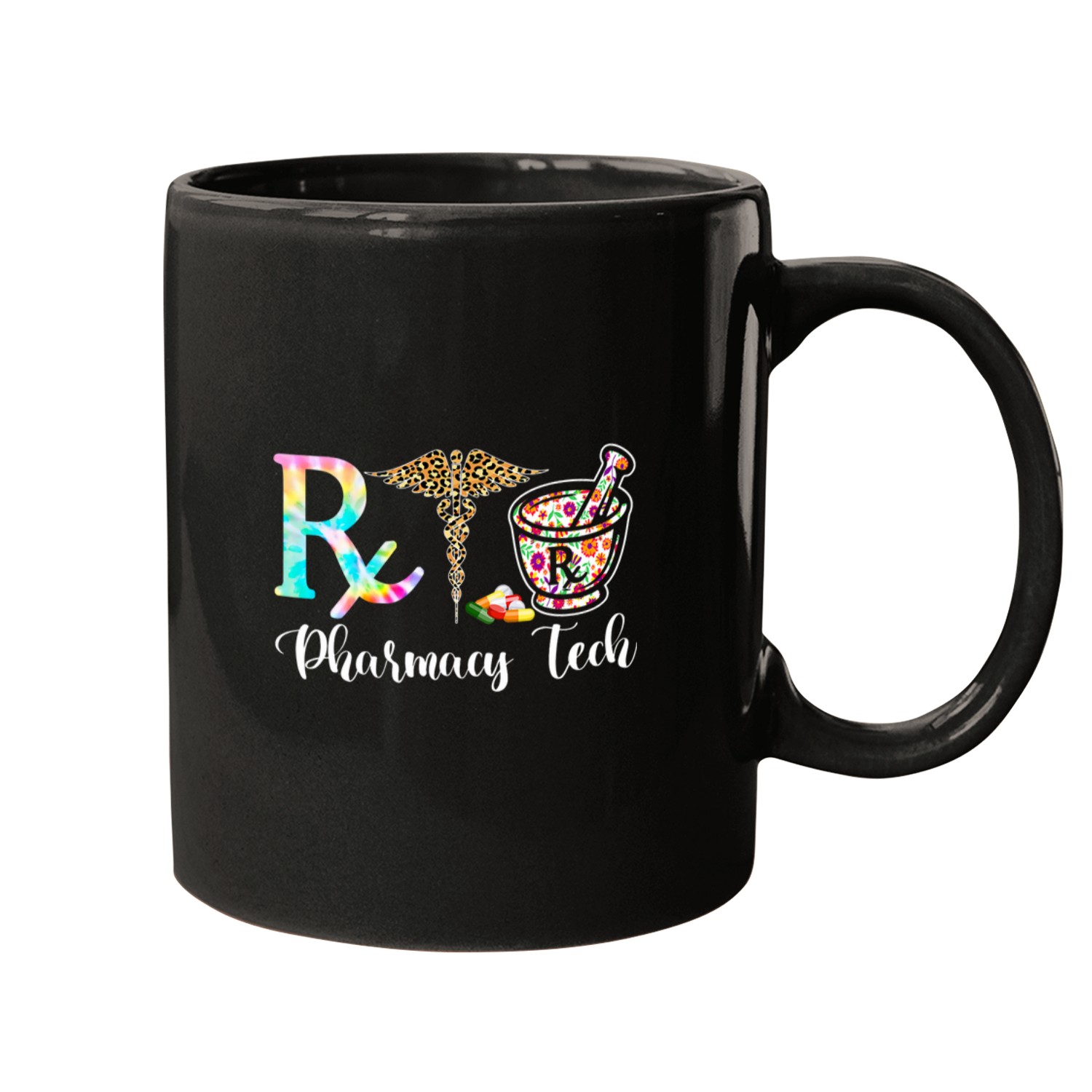 Pharmacy Tech Certified Pharm Technician Pharmacist Design Mugs