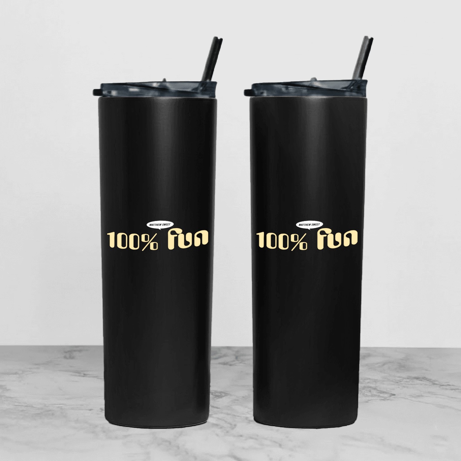 1995 Matthew Sweet Vintage Tumbler With Lid And Straw