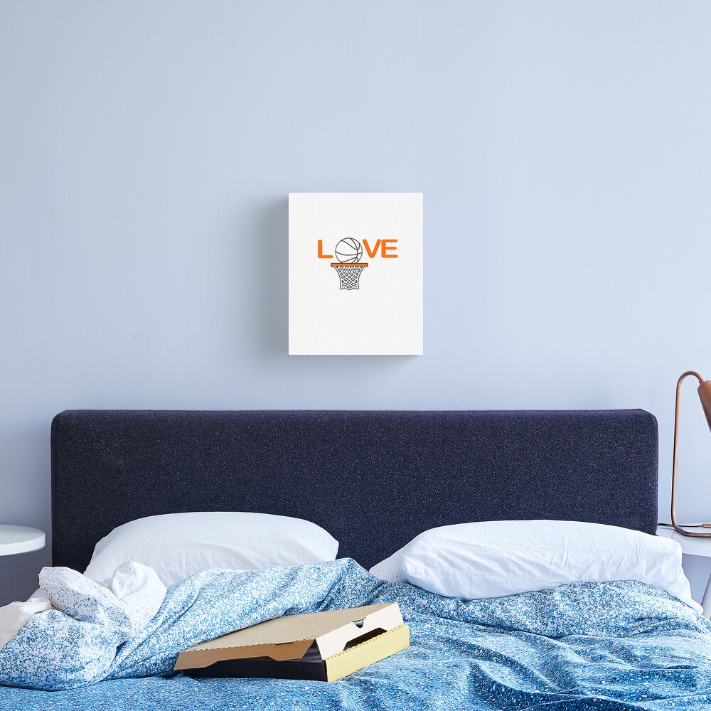 LOVE Funny Basketball Canvas, sport canvas