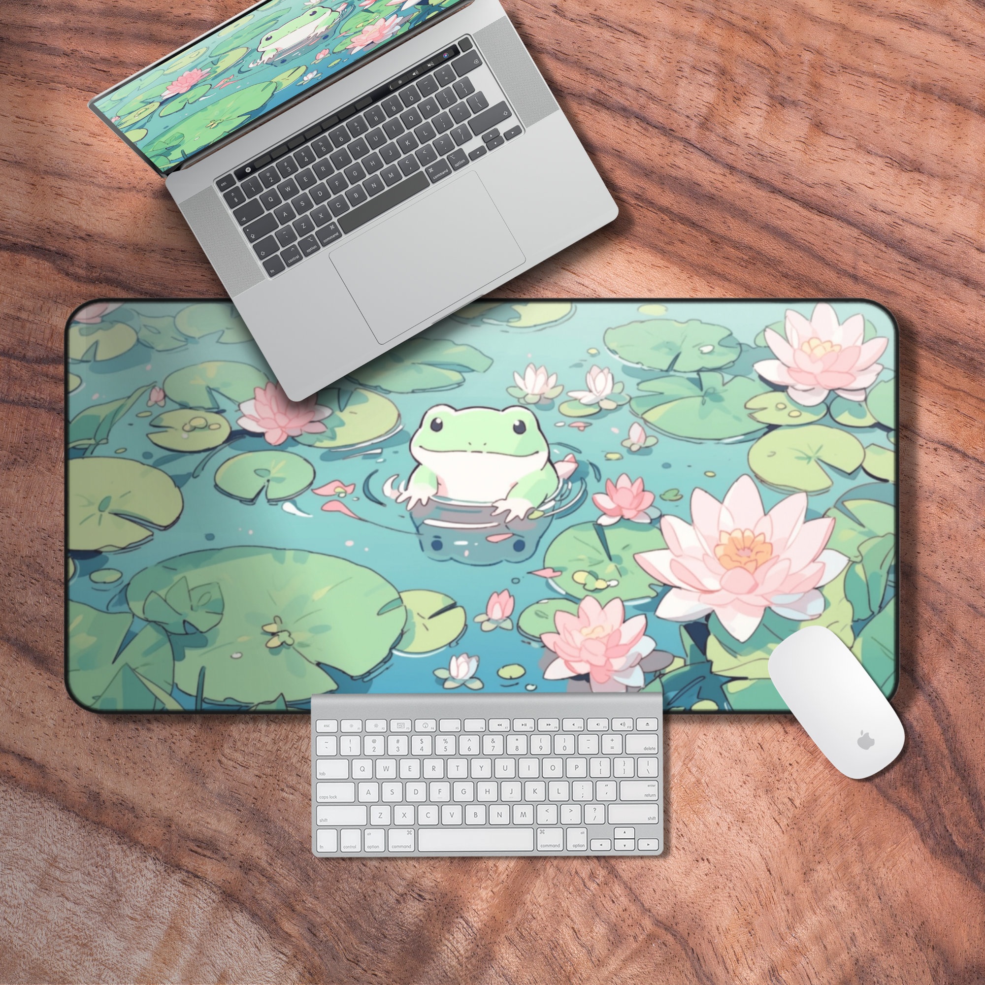 Lofi Desk Mat, Kawaii Gaming Mouse Pad