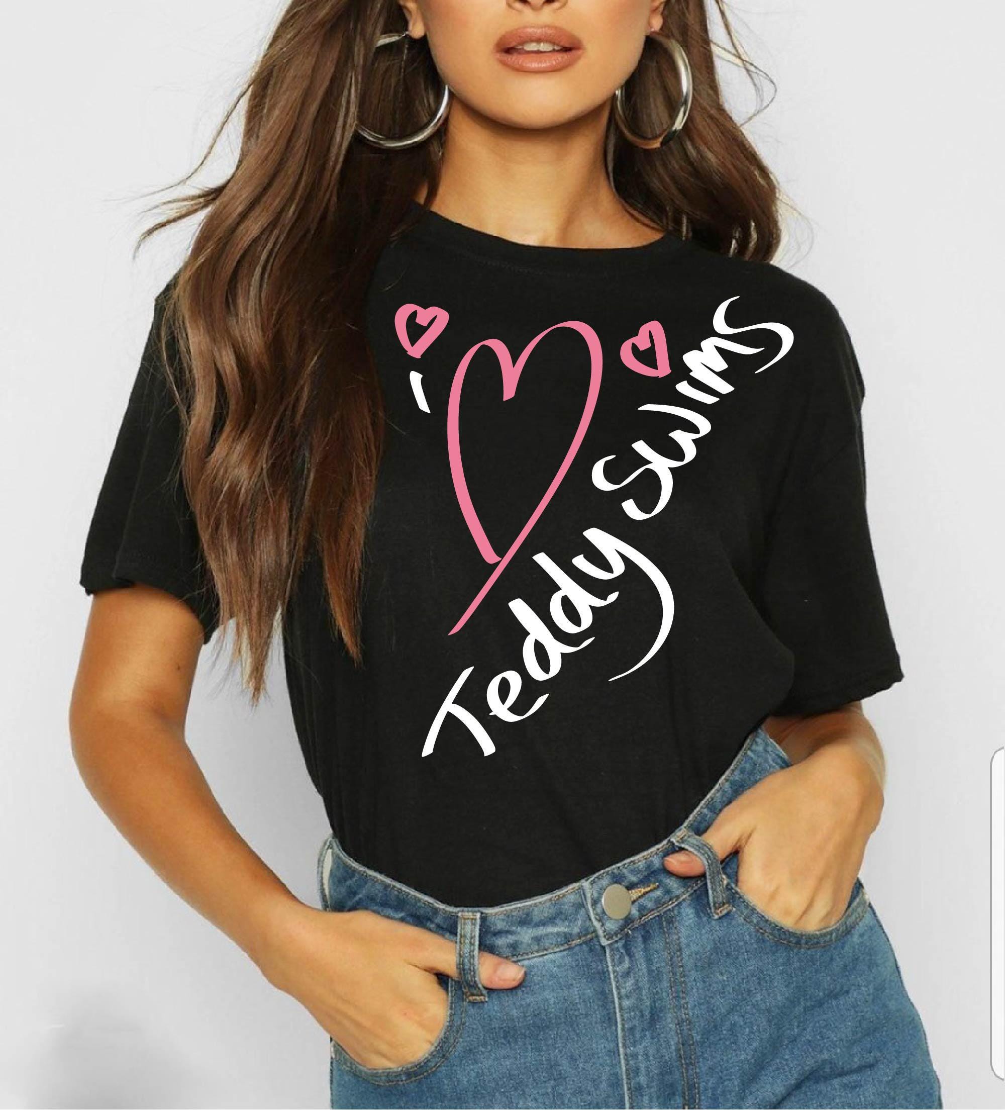 Teddy Swims T-Shirt 2025 Concert UK I Love Teddy Swims T Shirt Lose Control Tour Fashion Concert 2025 Pop Music RNB