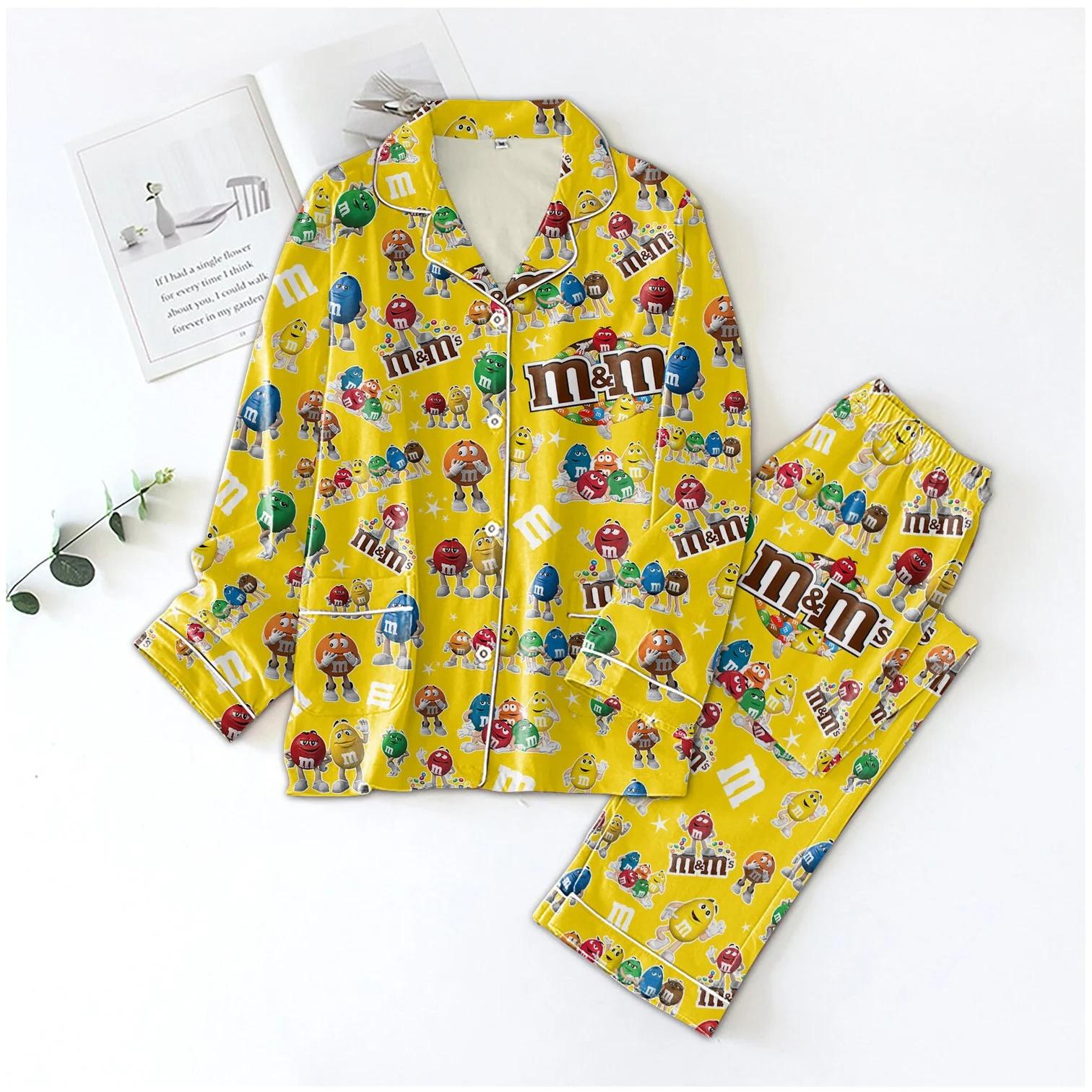 M And M Pajamas Set, M And M Shirt, M And M Pajamas, M And M Pajamas Pants, M M Matching Shirt, Candy Group Matching Shirts