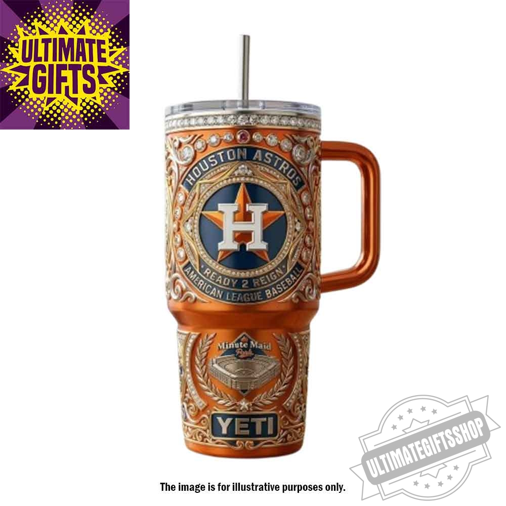 Houston Team Astros 40oz Tumbler With Handle