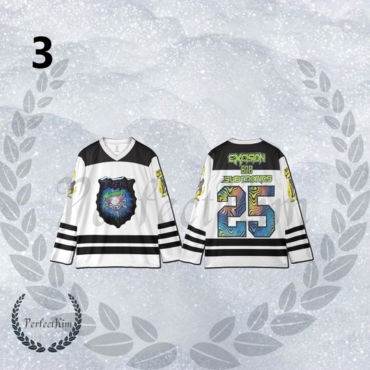 SUBTRONICS Jersey - B2B EXCISION Hockey Jersey - Edm Music Festival Merc