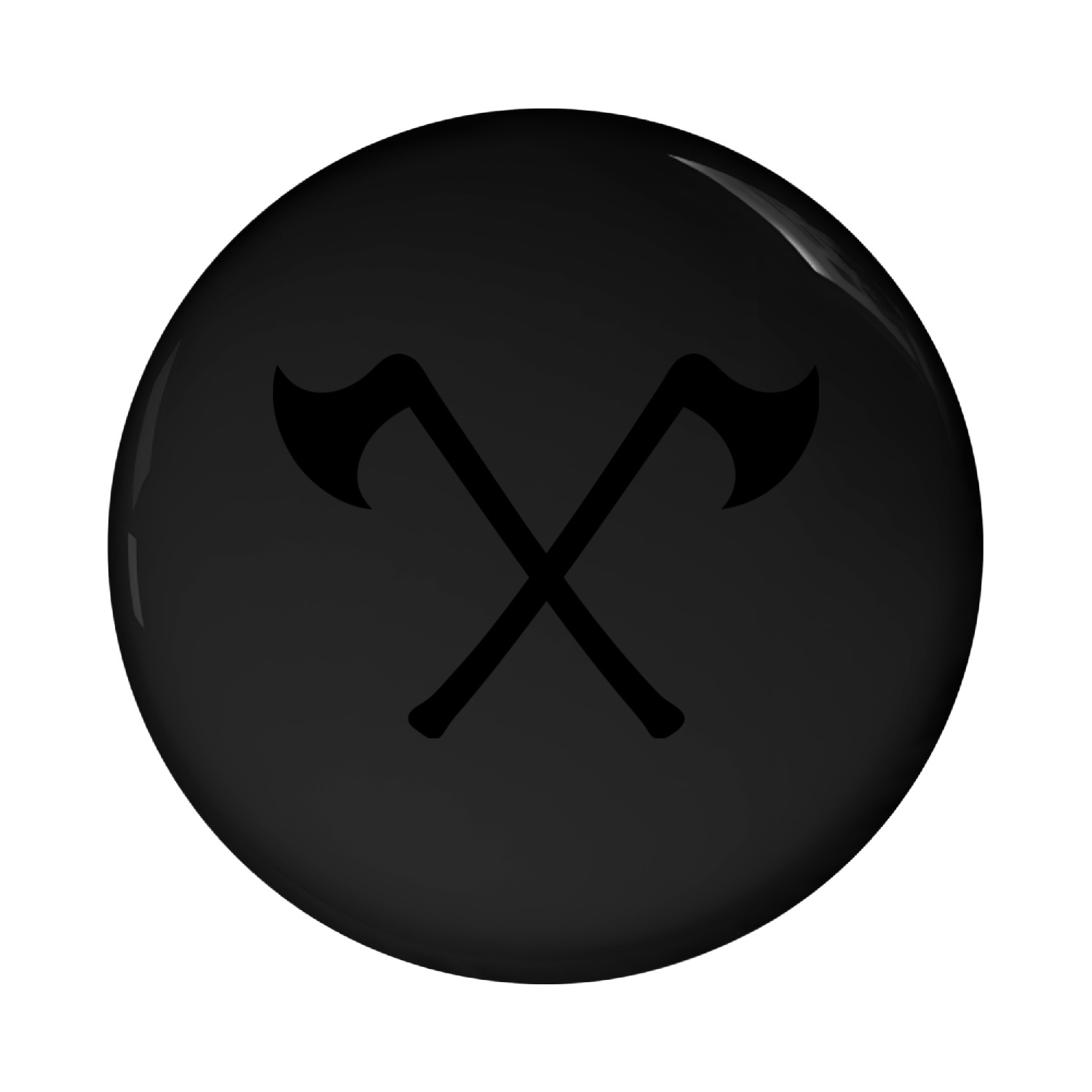 crossed axes Pin Buttons