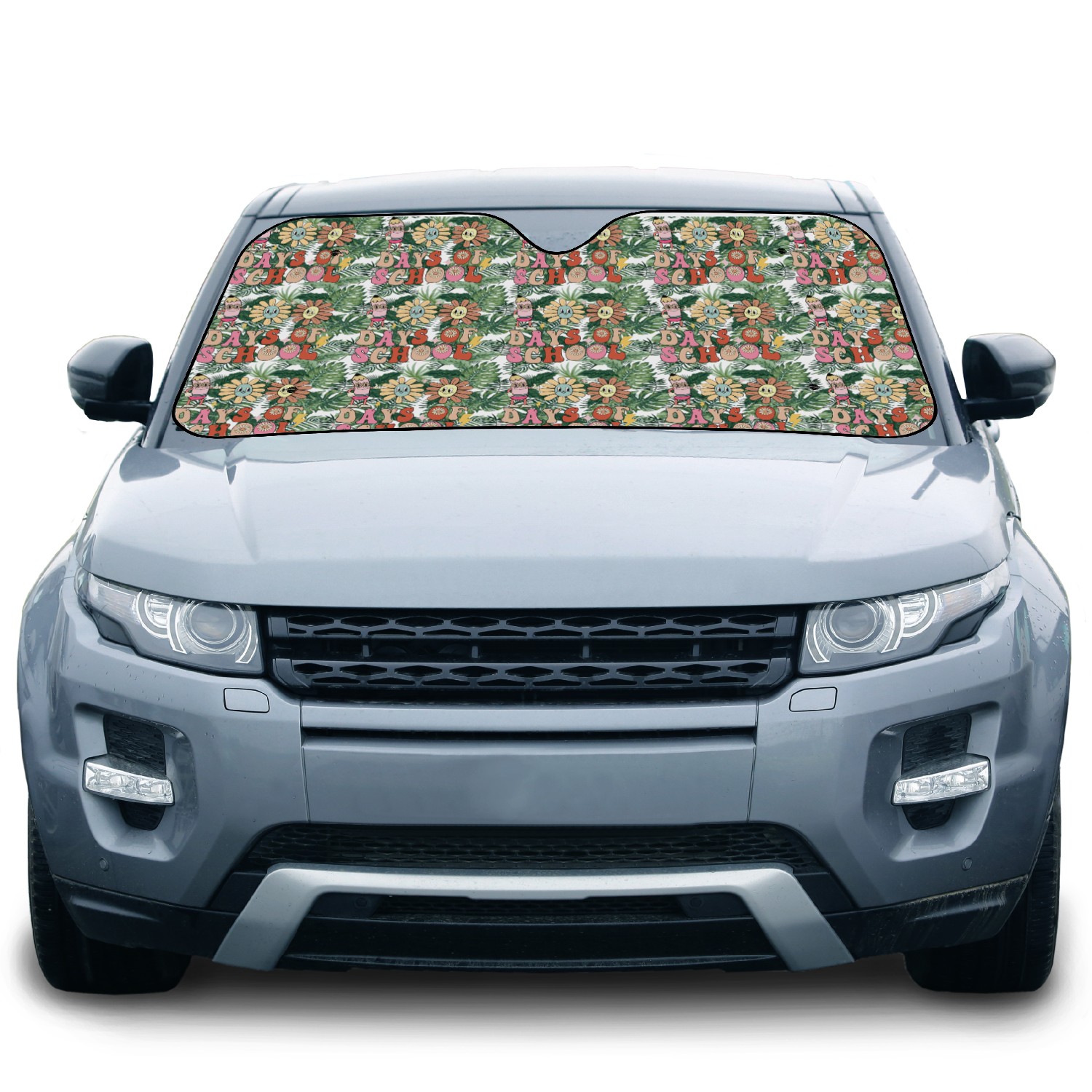 100 Days of School Car Sun Shades