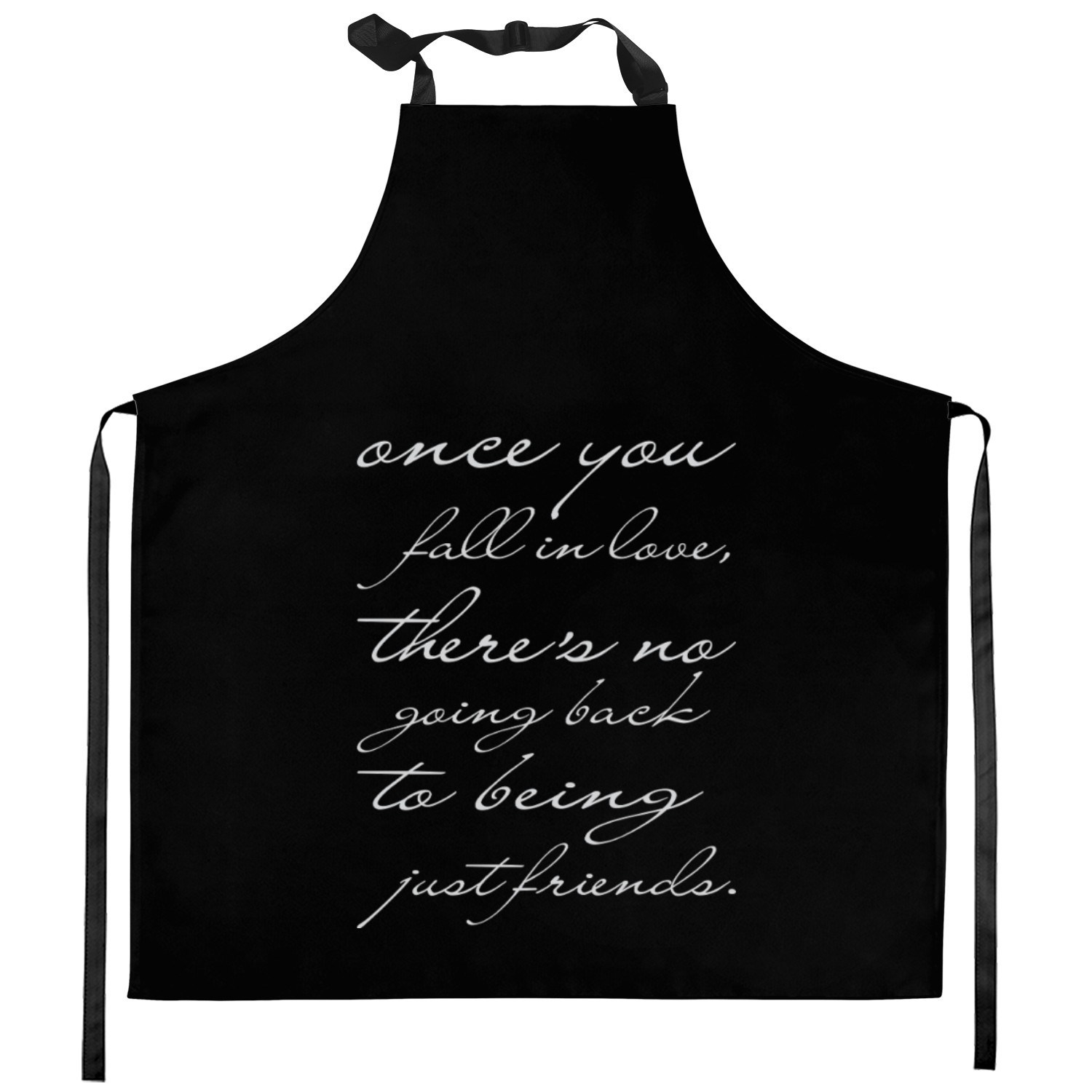 Once You Fallin Love Theres No Going Back Friends Kitchen Aprons