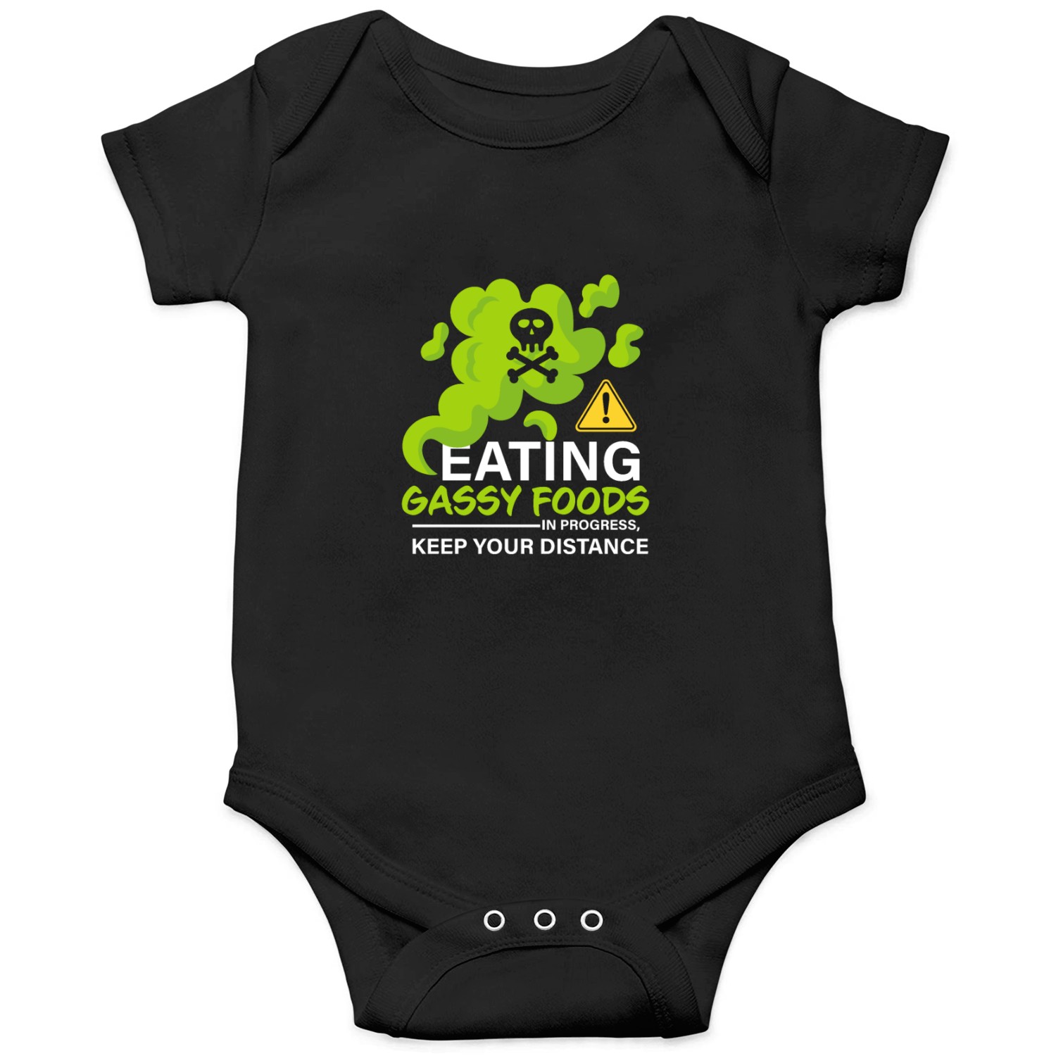 Eating gassy foods in progress keep your distance Onesies