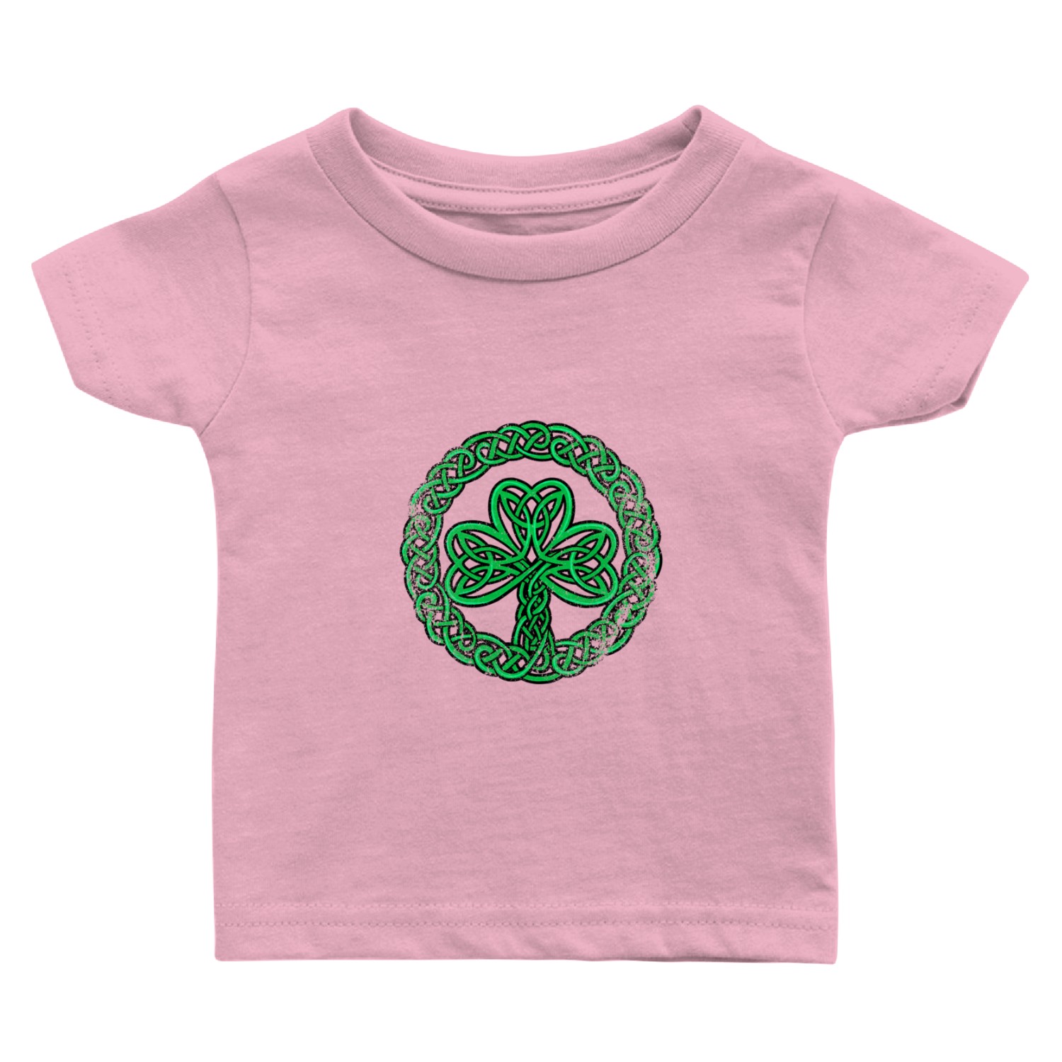 Irish Celtic Knot Shamrock Clover Baby T Shirts