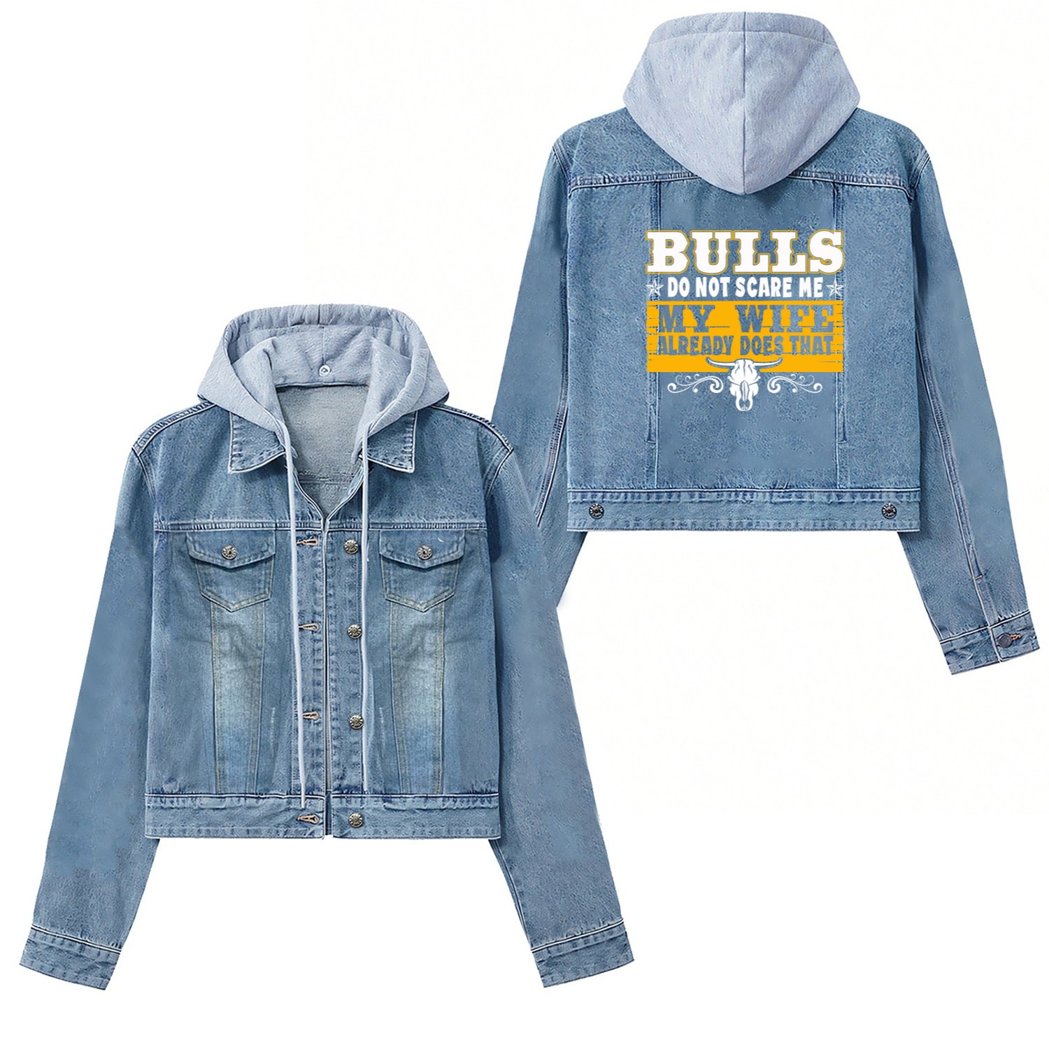 Rodeo Clown | Rodeo Cowboy Western Profession Women's Denim Jackets