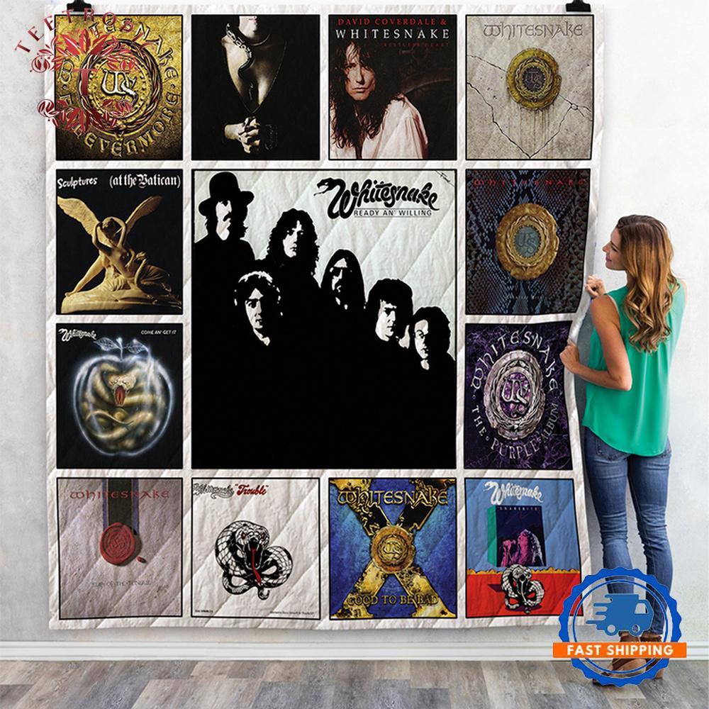 Whitesnake Classic Rock Band Quilt
