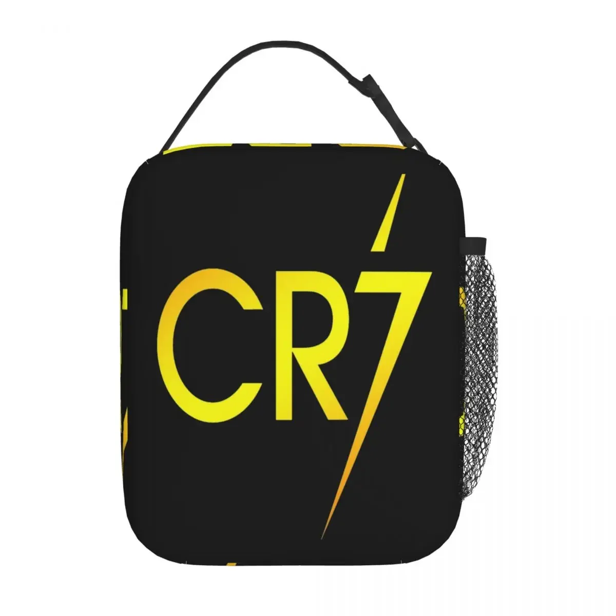 CR7 Football Soccer Lunch Bag, Portable Food Container Bags, Cooler Thermal Food Box, Back To School Gift