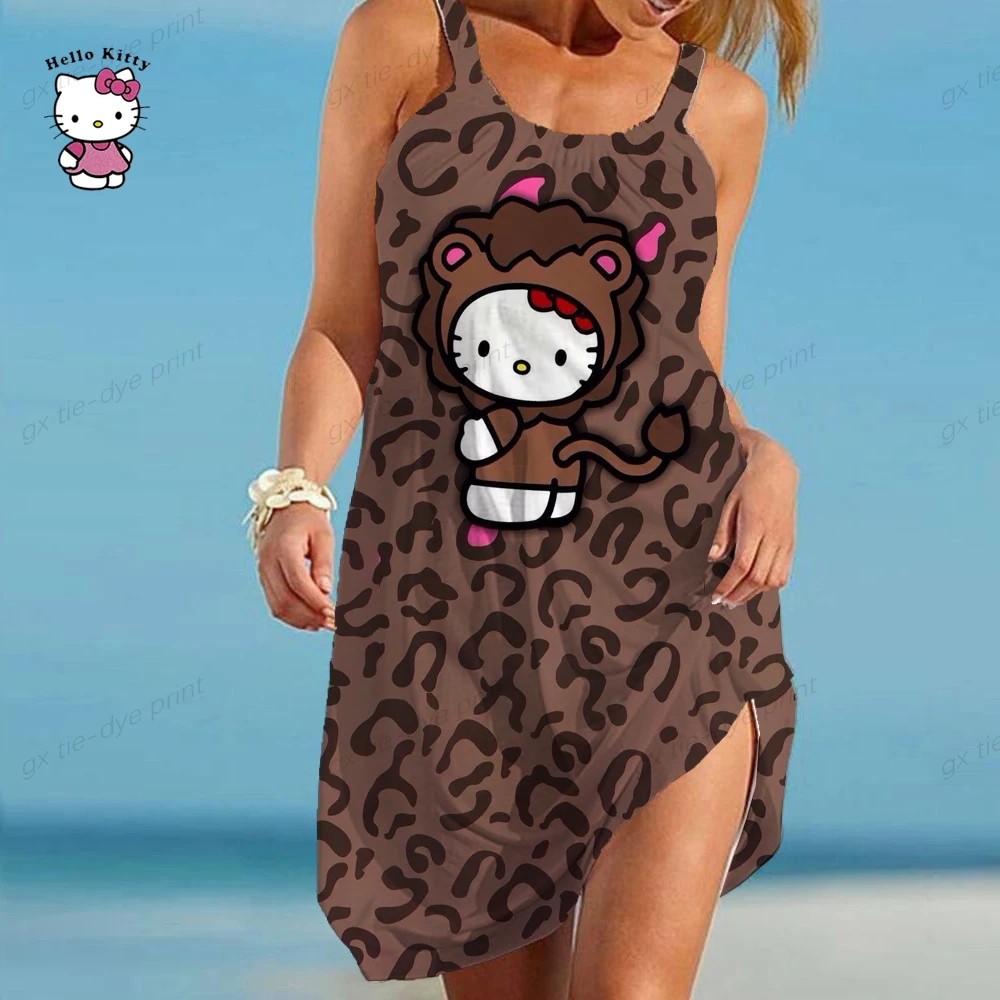 Kitty Summer Sleeveless Dresses | Beach Dress | Summer Gift