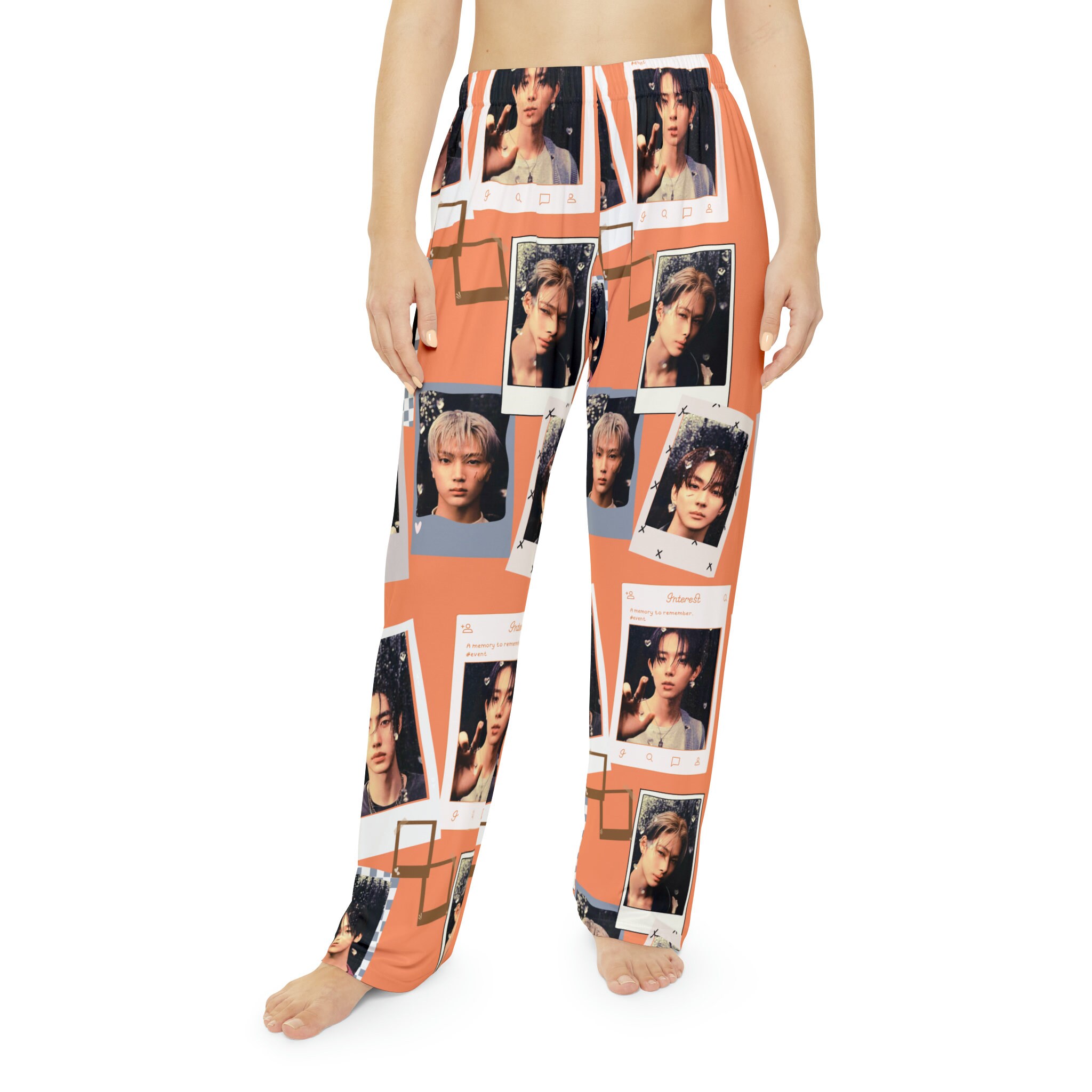 Enhypen Inspired Orange Blood Women's Pajama Pants