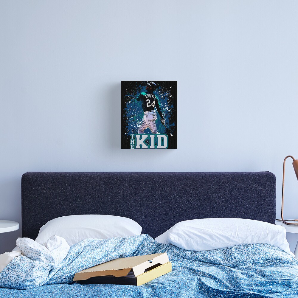 Ken Griffey Jr Canvas, Gift for baseball fan