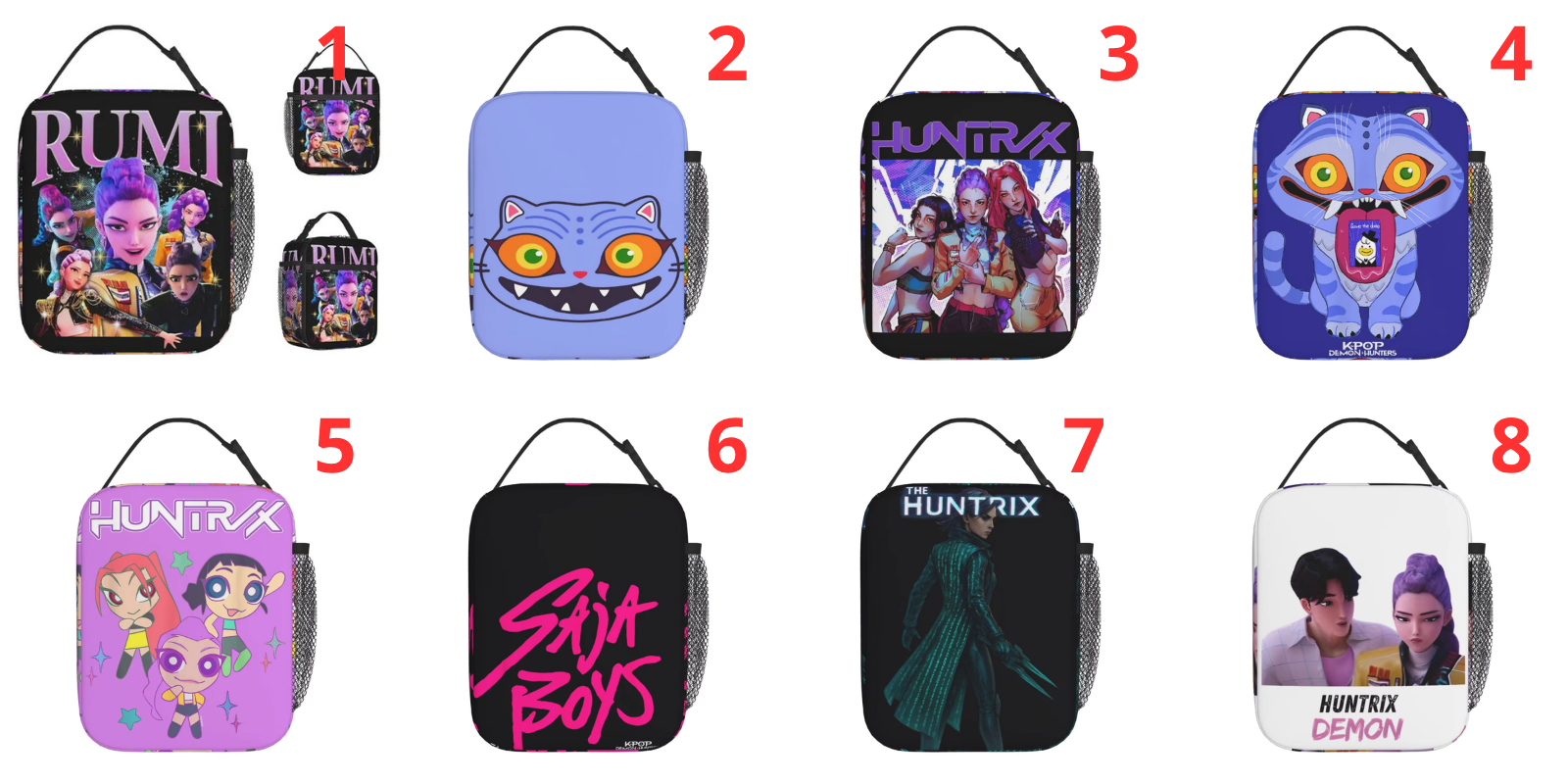 Rumi K-pop Demon Hunters Lunch Bag