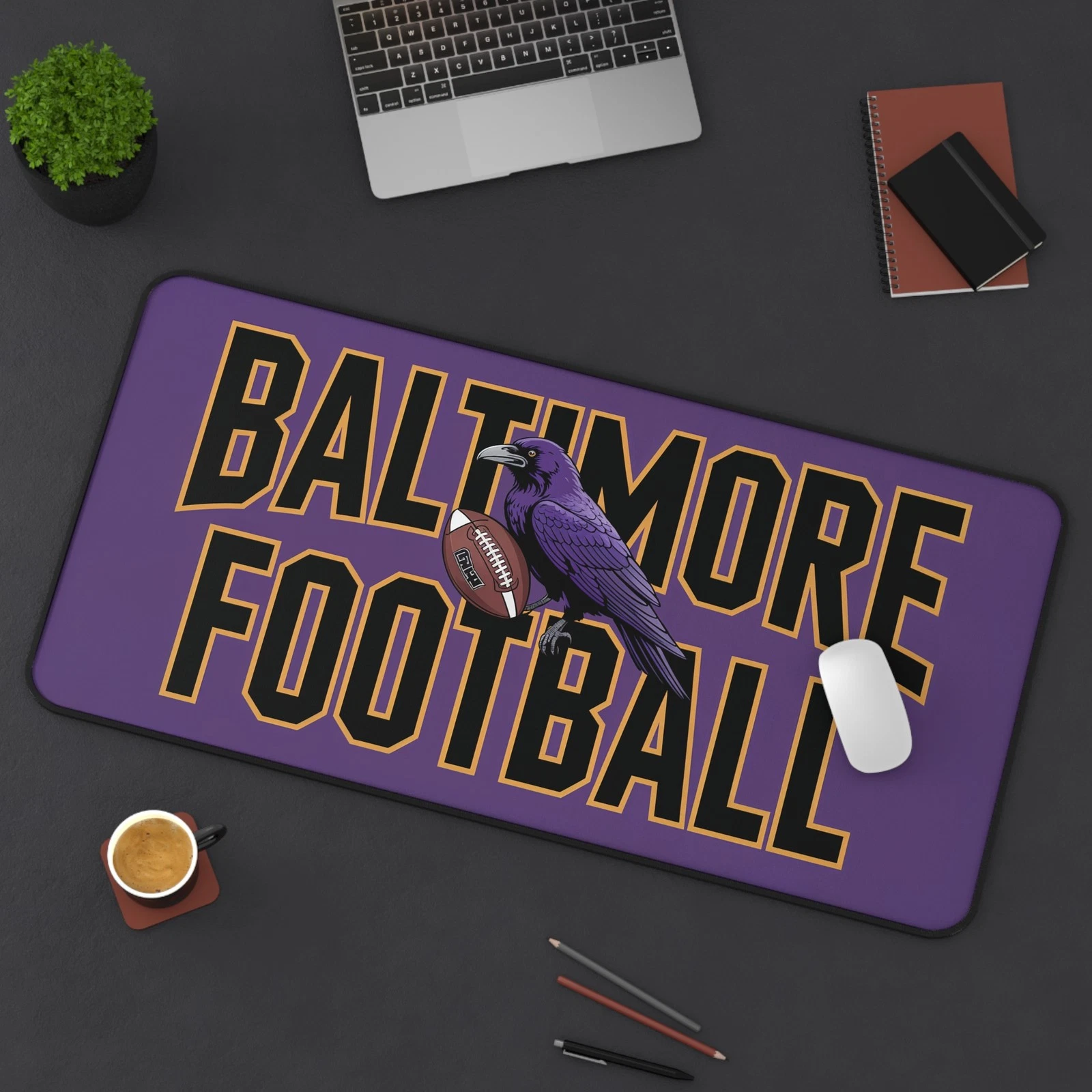 Baltimore Football High Def Print Non Slip Desk Mat Office Home football