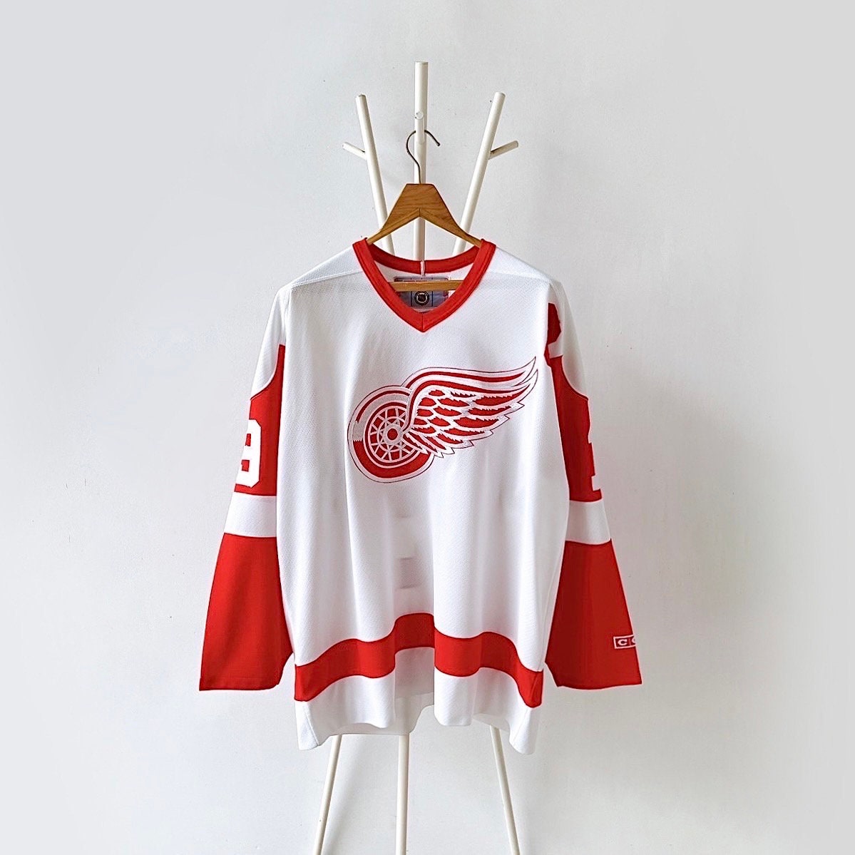 90s Steve Yzerman player Detroit Red Wings NHL Jersey/ XL