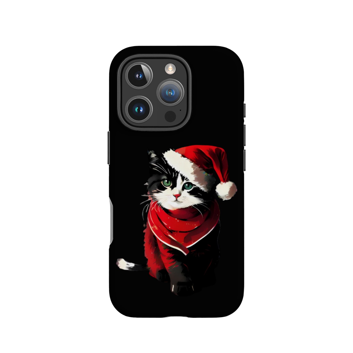 Meowy Christmas ! IPhone Cases