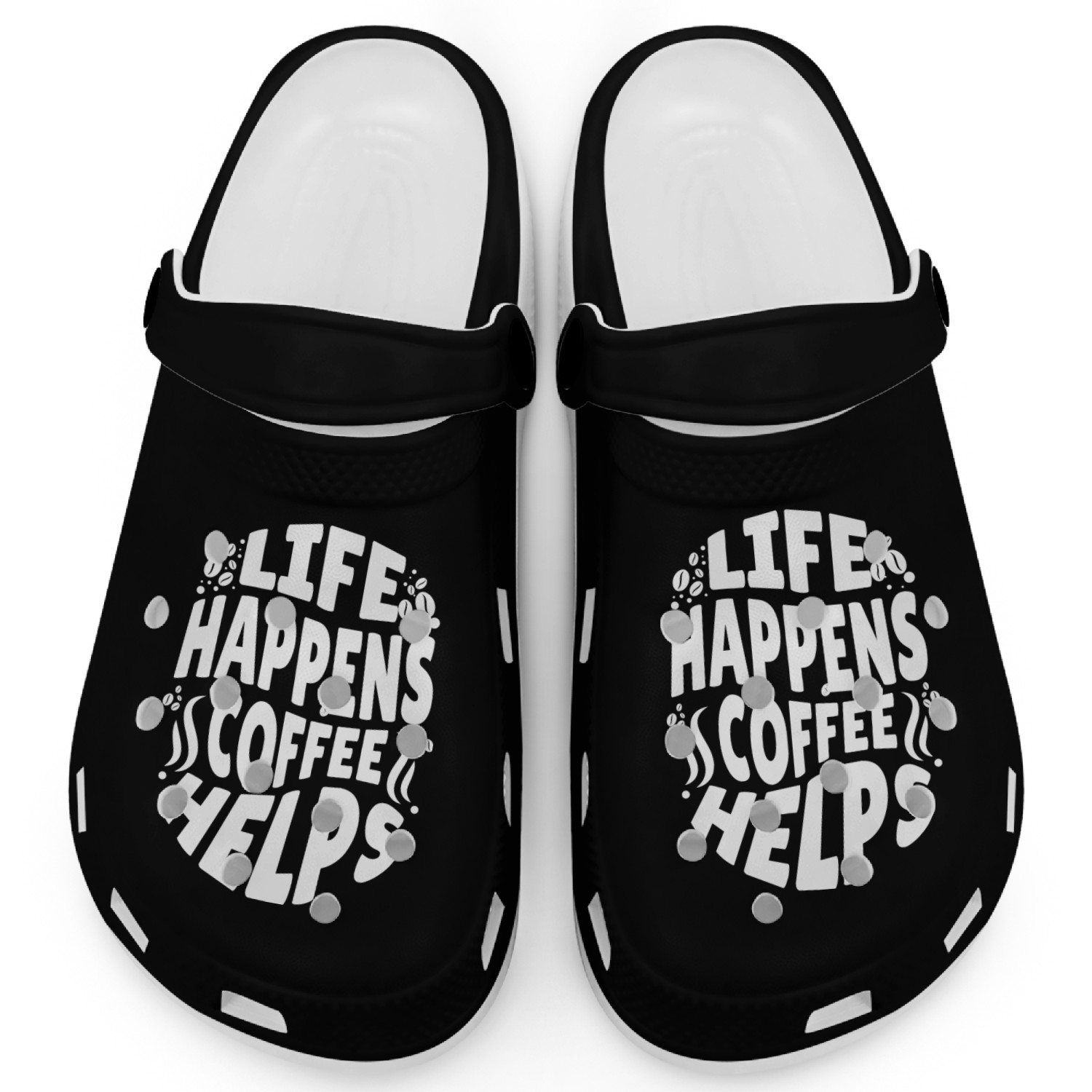 Life Happens Coffee Helps Clogs