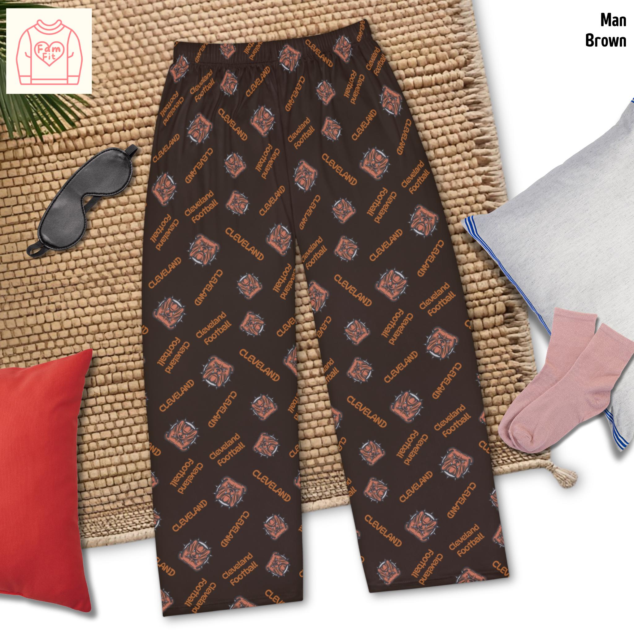 Cleveland Pattern Pajama Pants for Women and Men