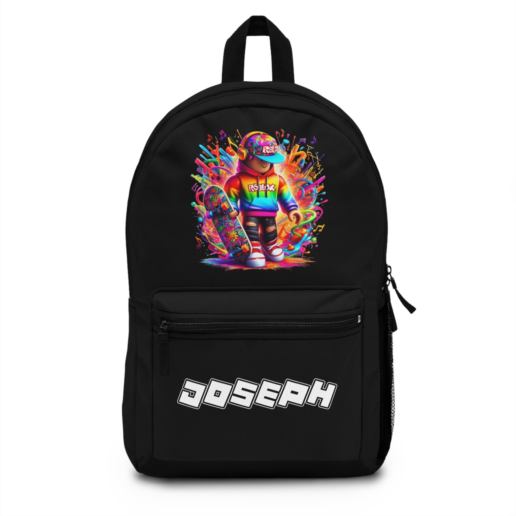 Custom Roblox Backpack, Personalized School Bag, Roblox School Bag, Custom kid backpack, Roblox Gift Favor School Bag for kid Roblox Book Bag