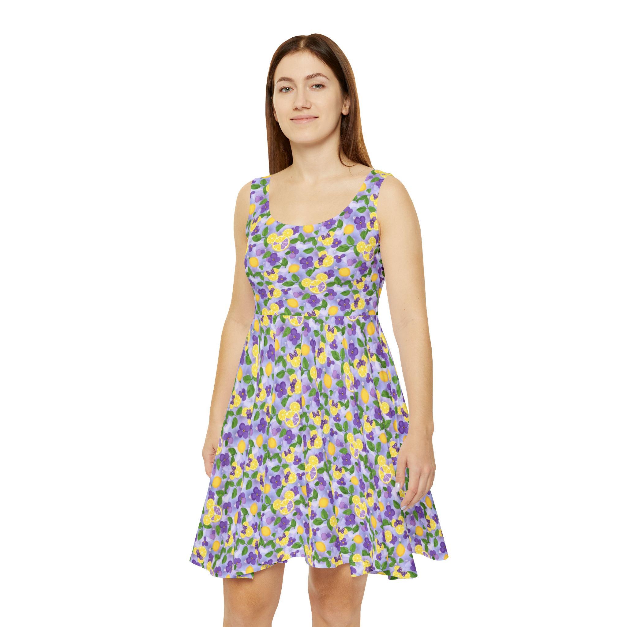 Vivacious Violet Lemonade Women's Skater Dress