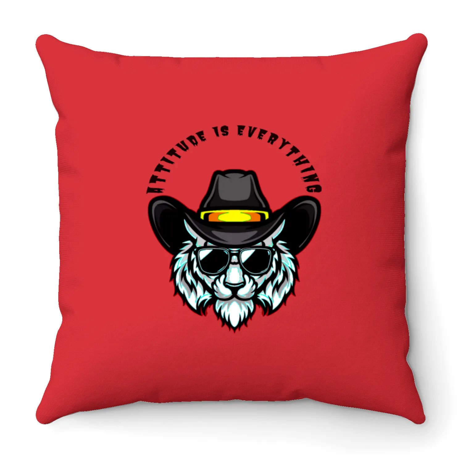 ATTITUDE IS EVERYTHING Throw Pillows