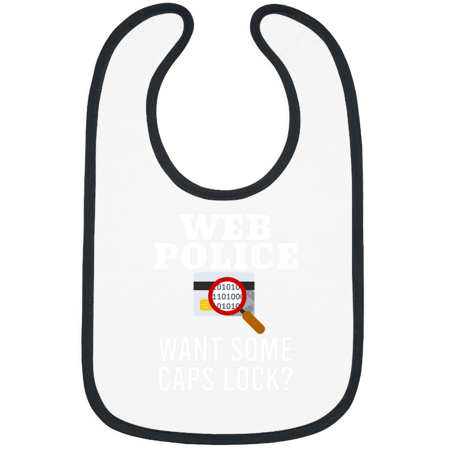Police Job Web Police Want Some Caps Lock Detective Investigator Bibs