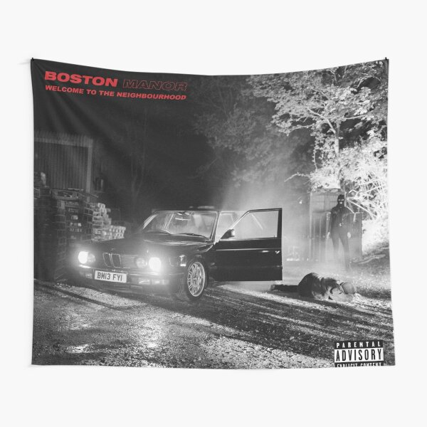 Boston Manor Welcome to the Neighbourhood (Wall Flag size) Tapestry