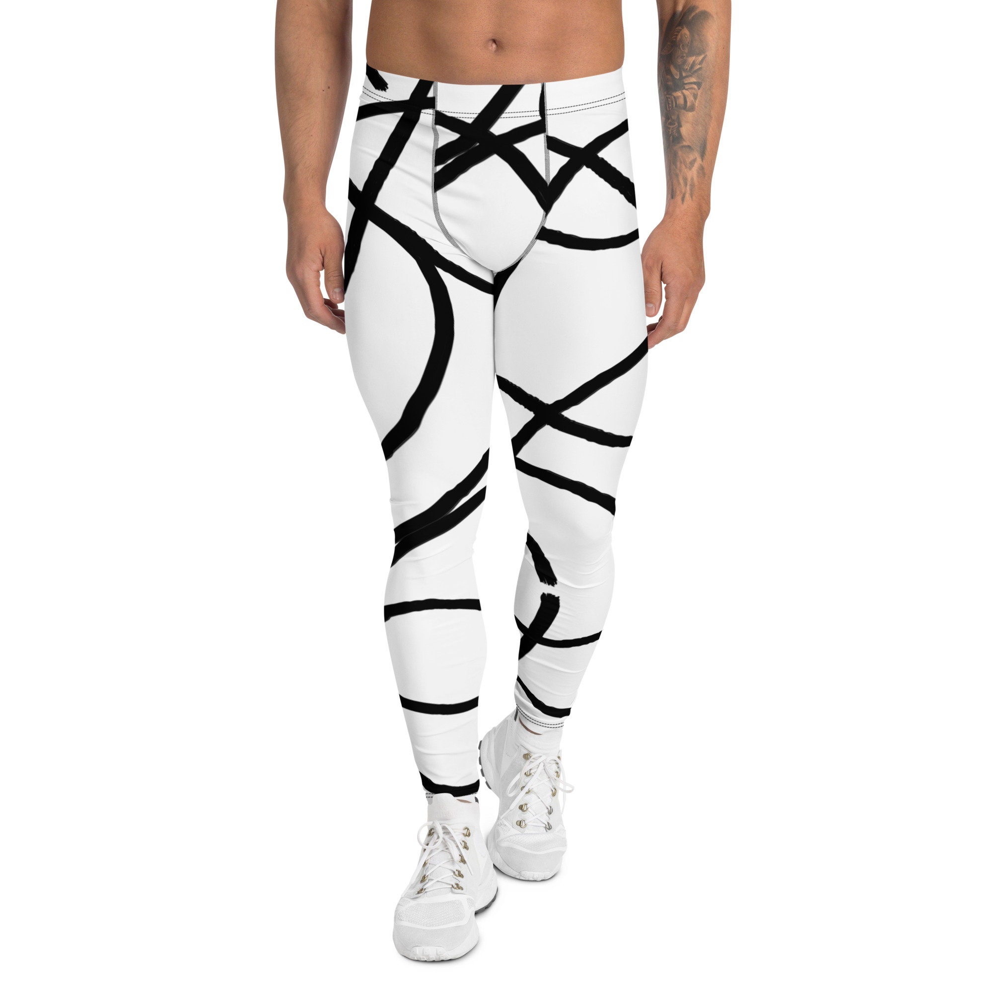 Abstract Art Men's Leggings | Training Pants | Mens Activewear