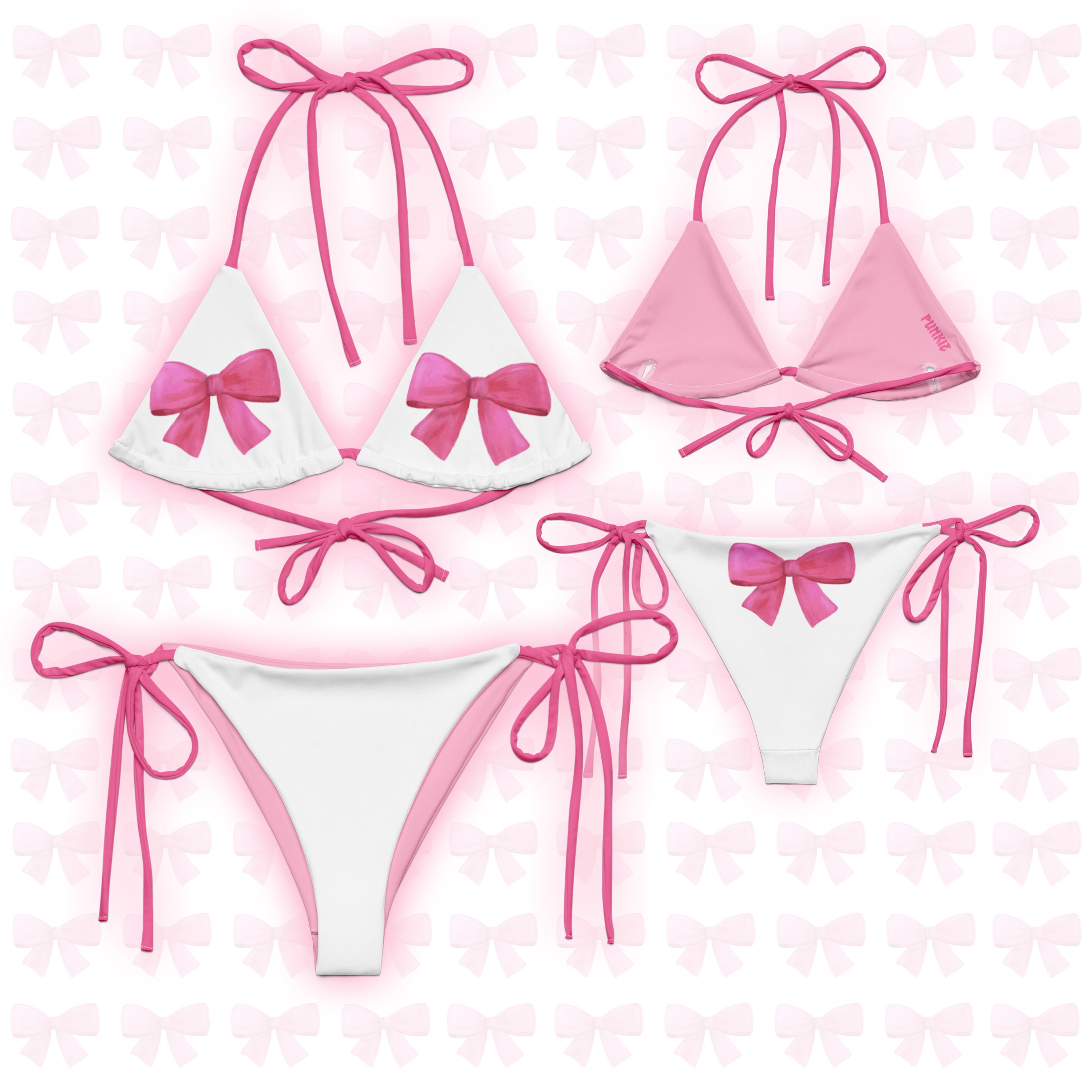 Bow Women's Bikini Swimsuit
