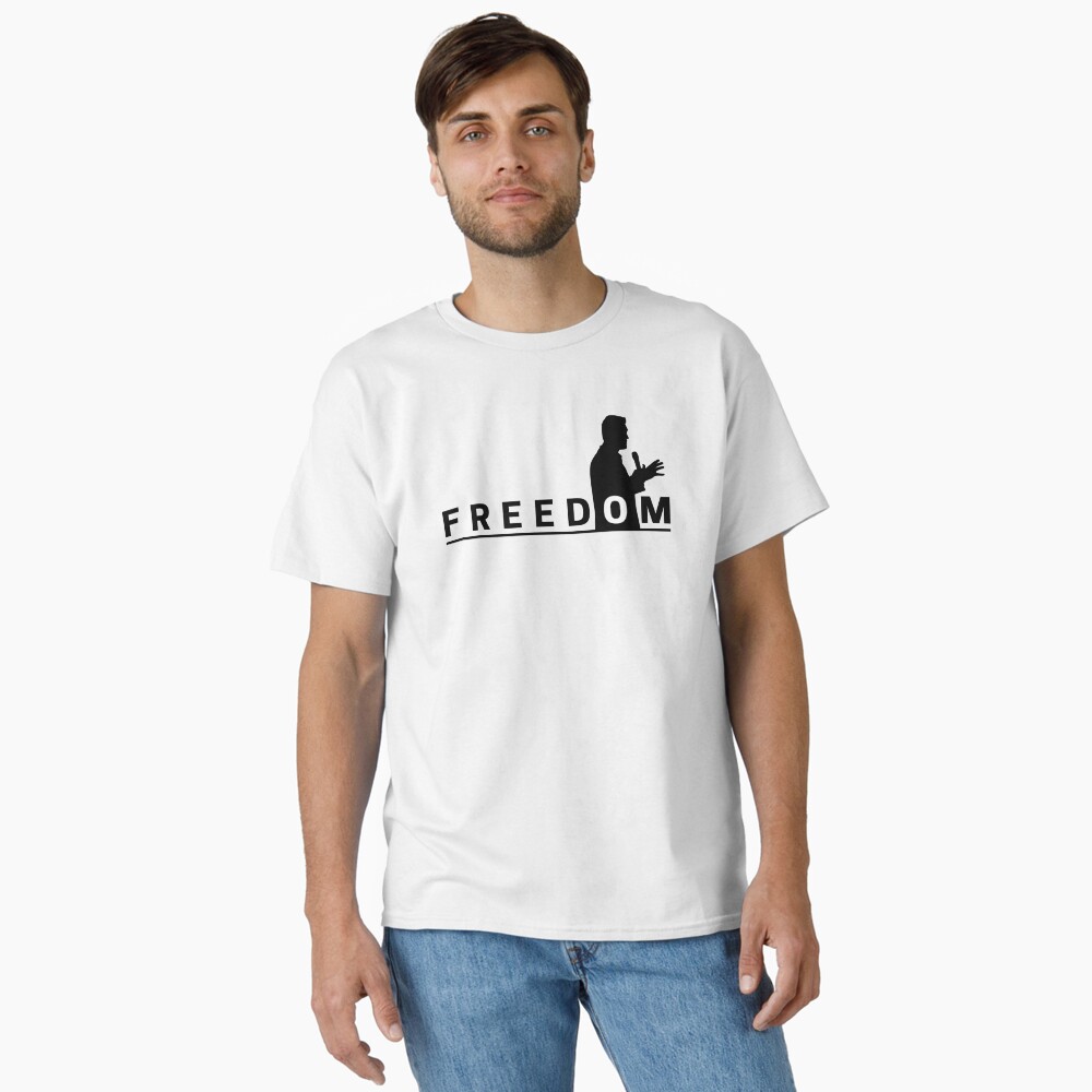FREEDOM CHARLIE KIRK Classic T-Shirt, Memory Charlie Kirk, Rip Charlie Kirk T shirt