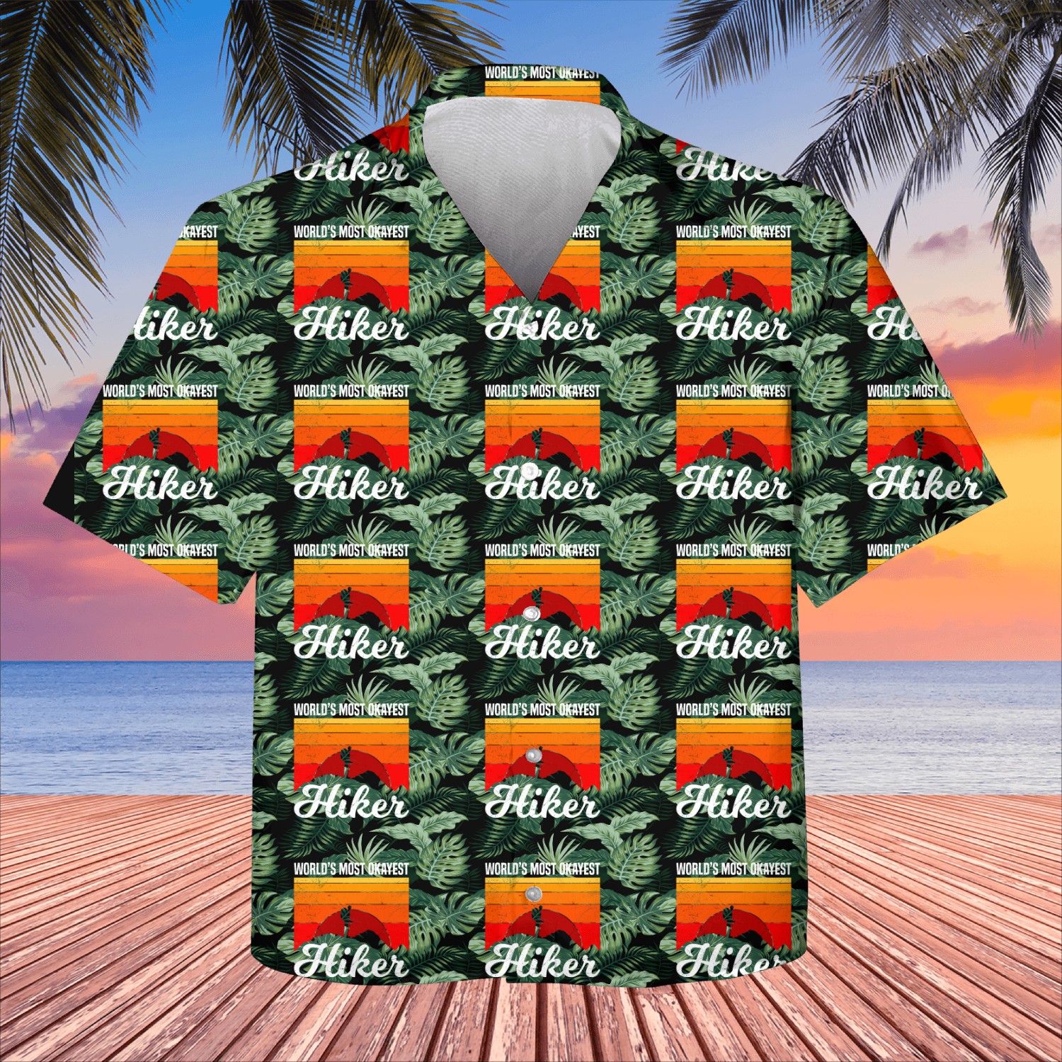 World´s Most okayest Hiker Mountain lover Kids Hawaiians