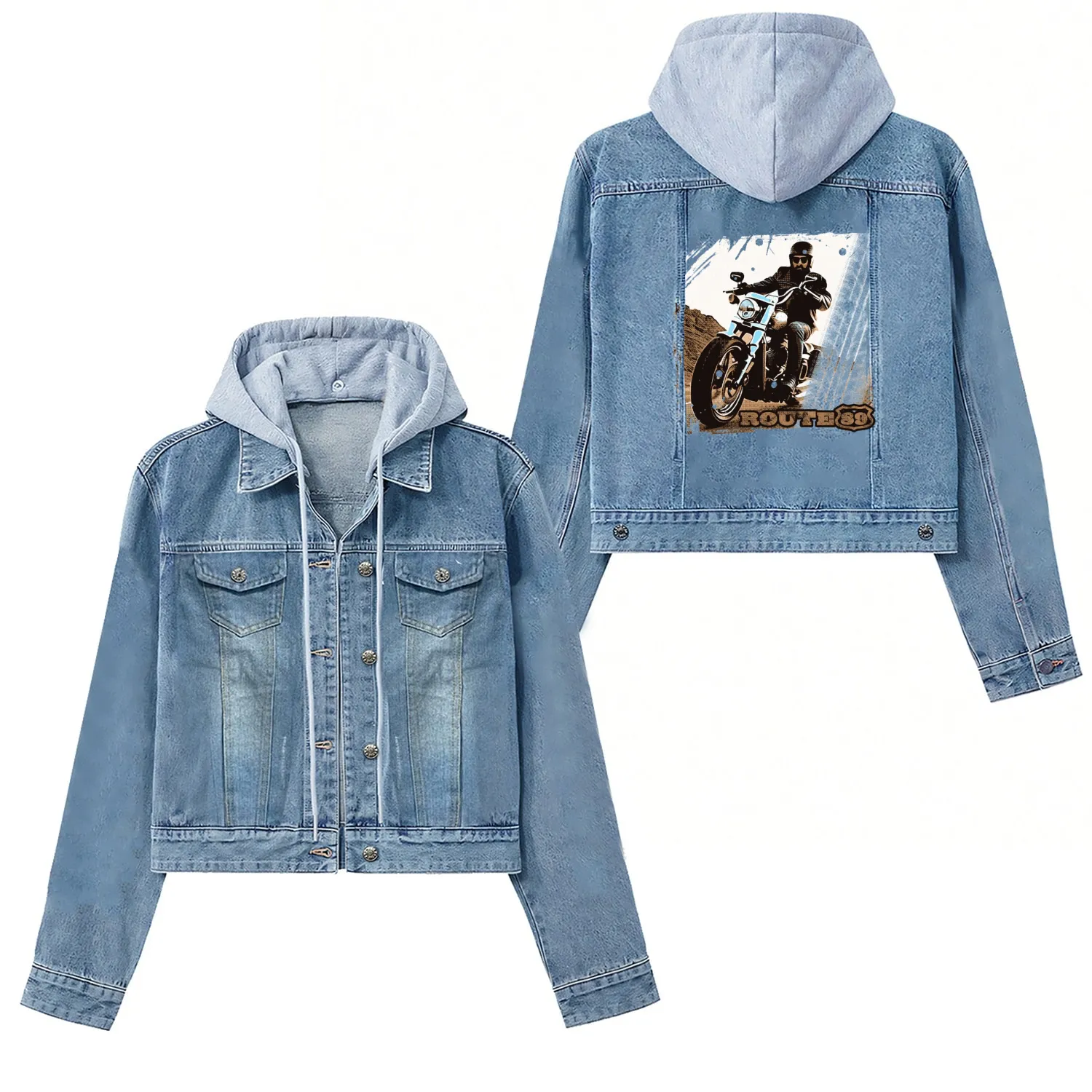 Biker Route 89 Women's Denim Jackets