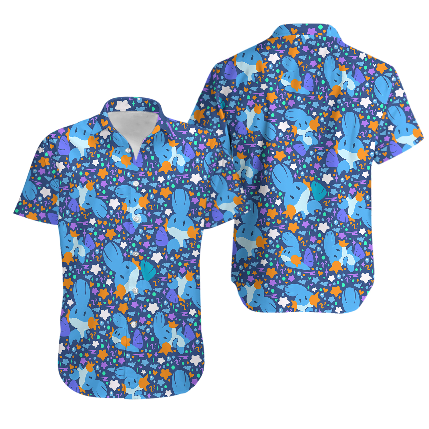 Mudkip Water Hawaiian Shirt