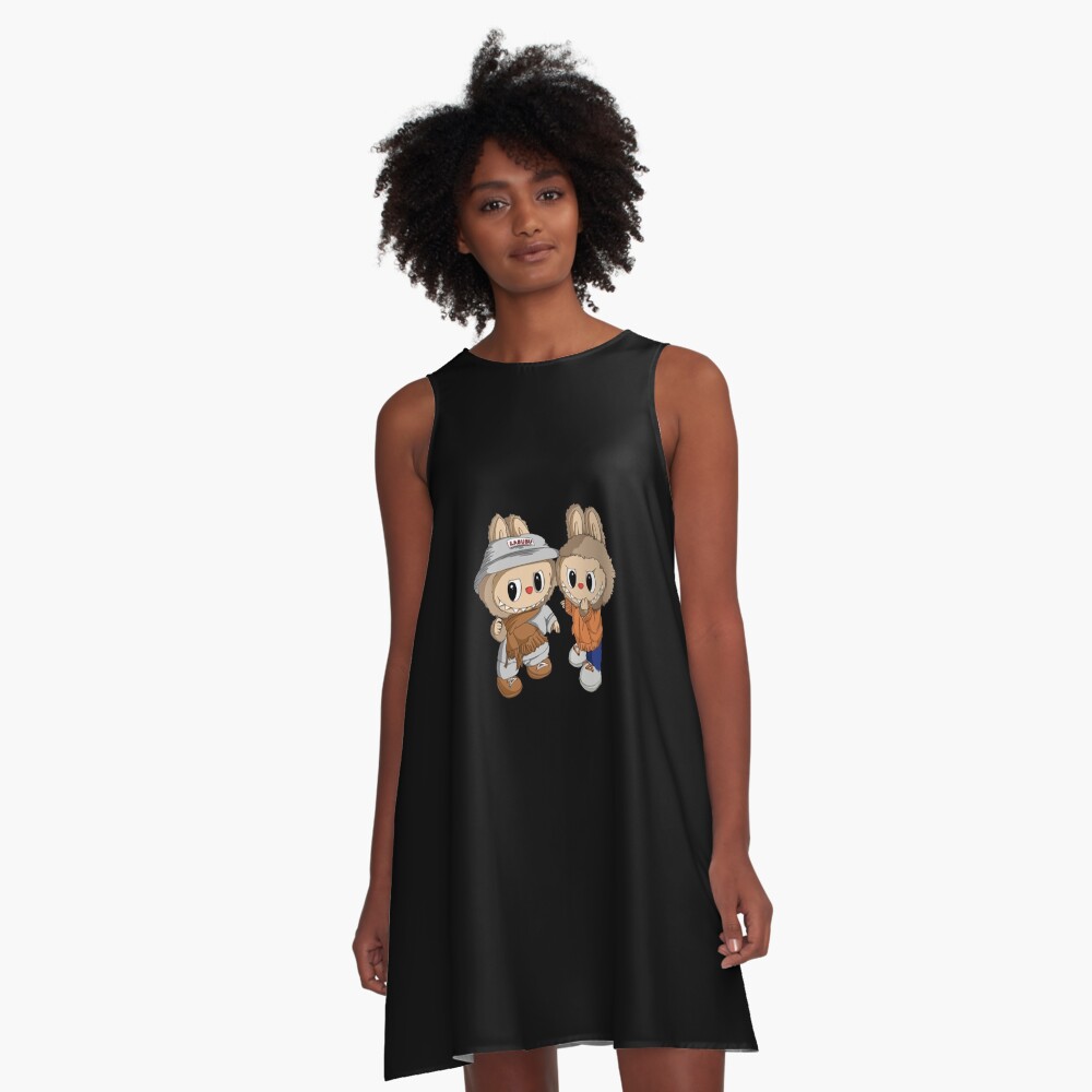 Labubu cute style A-Line Dress, Gift for Her