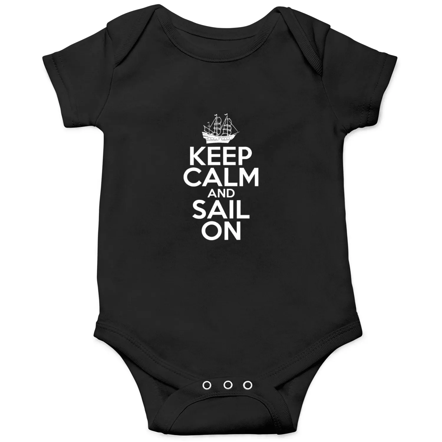 Keep Calm and Sail on Boat Captain Sailorssailing Onesies