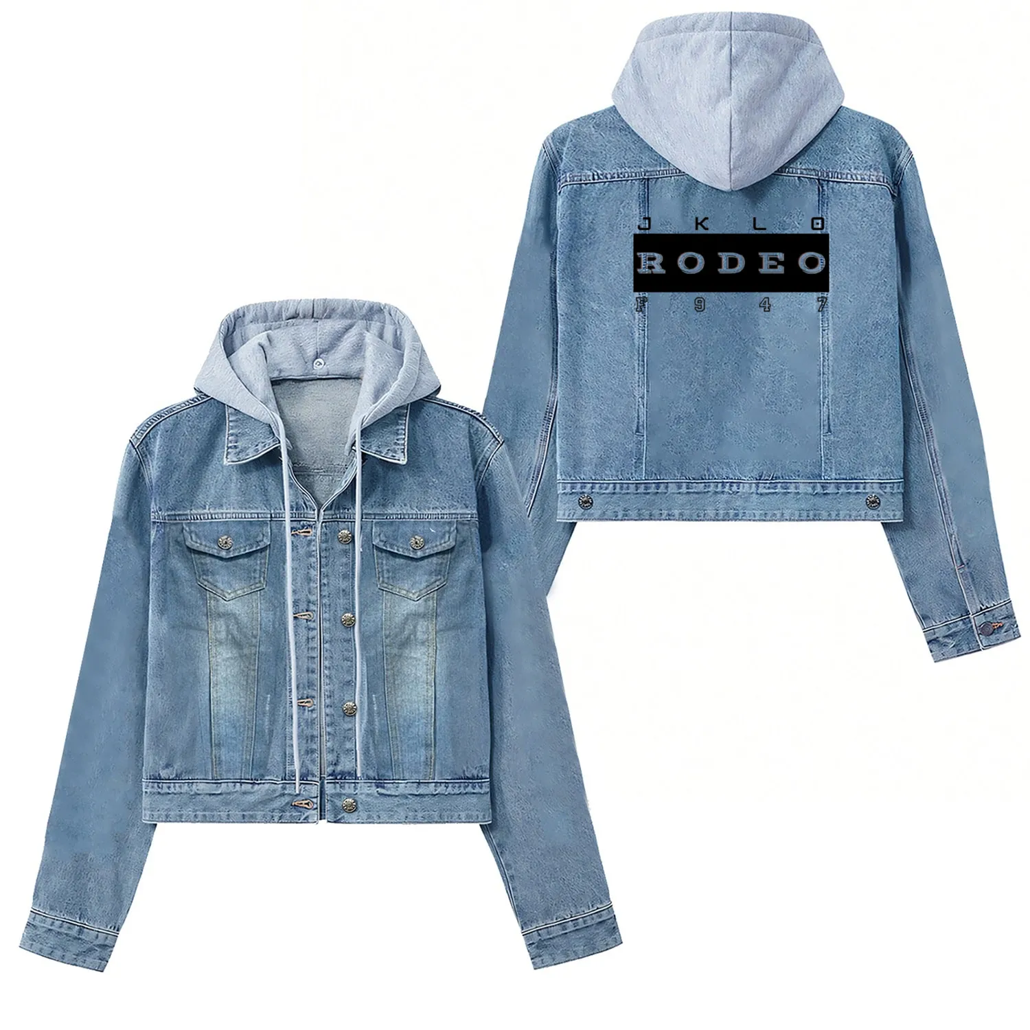 DESIRODEO CLOTHING APPARELS TRENDY DESIGNS Women's Denim Jackets