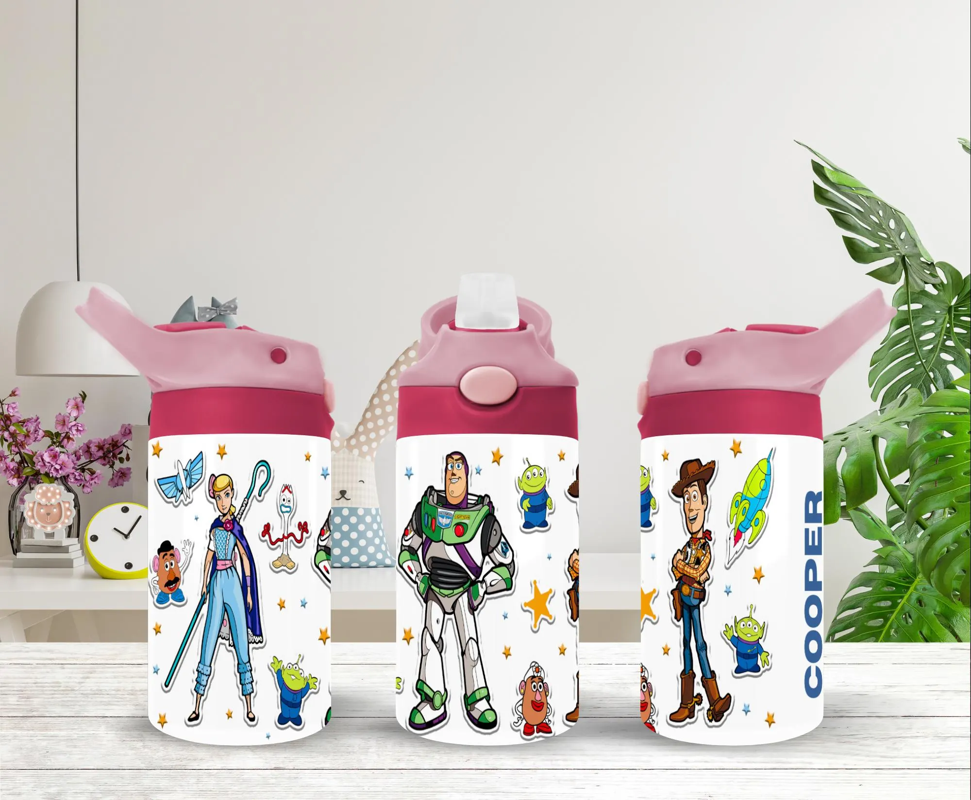 Toy Story 12oz Kids Flip Top Water Bottle