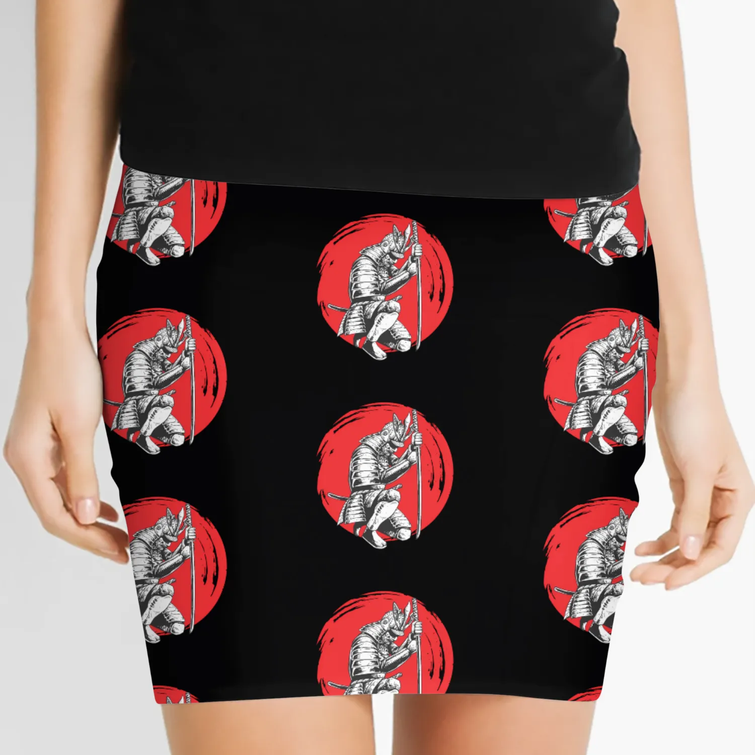 Japanese Samurai Fighter Women's Mini Skirts