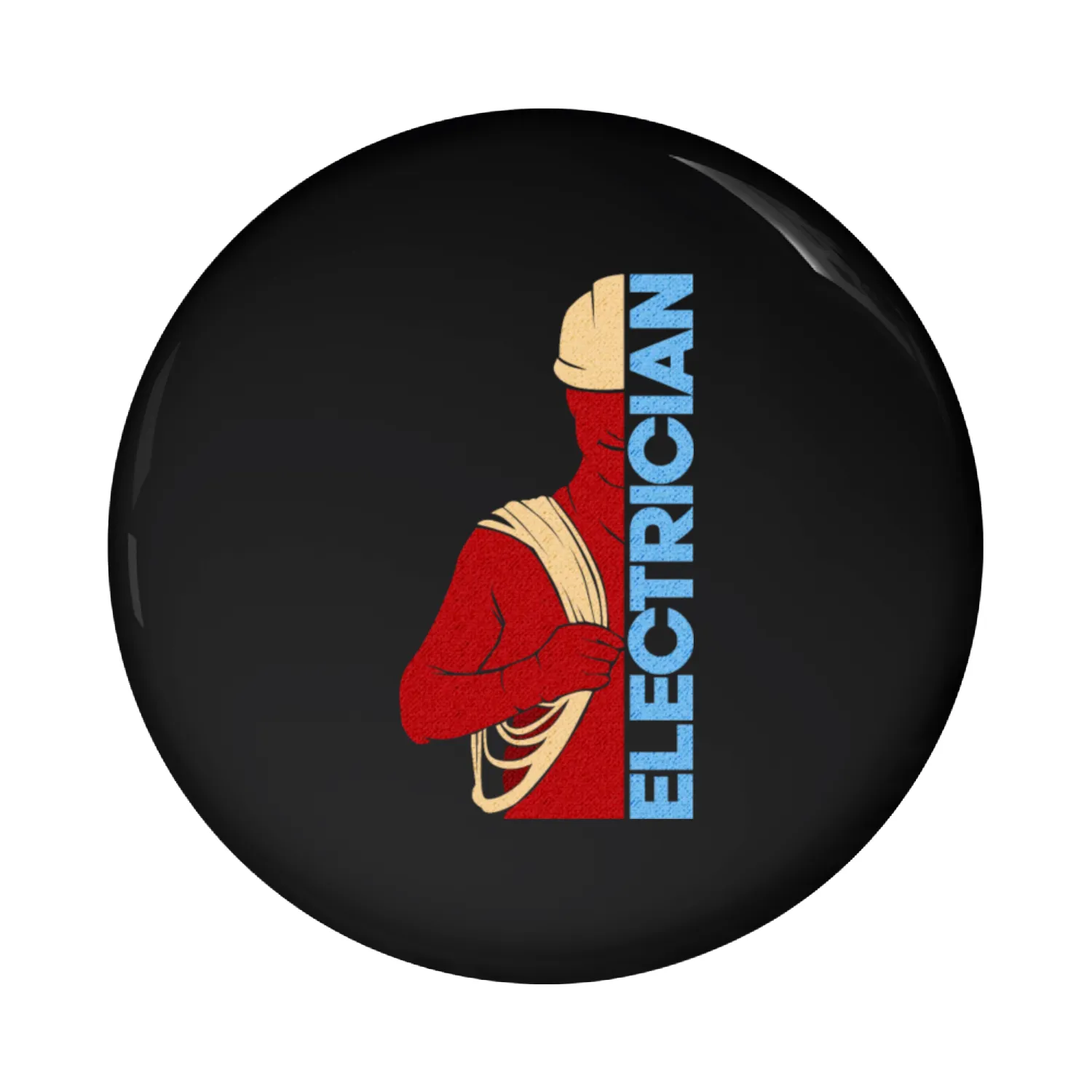 Electrician Trades Electrical Pin Buttons