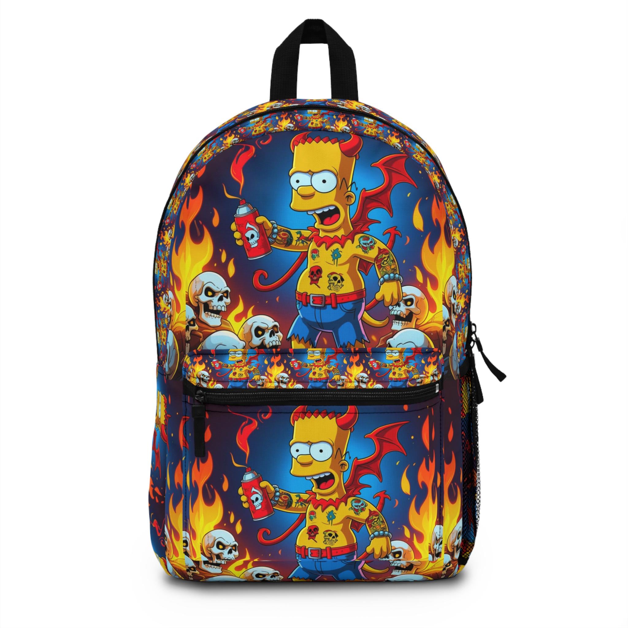 Los Angelez Made x Bart Simpson Backpack, Cartoon Backpack