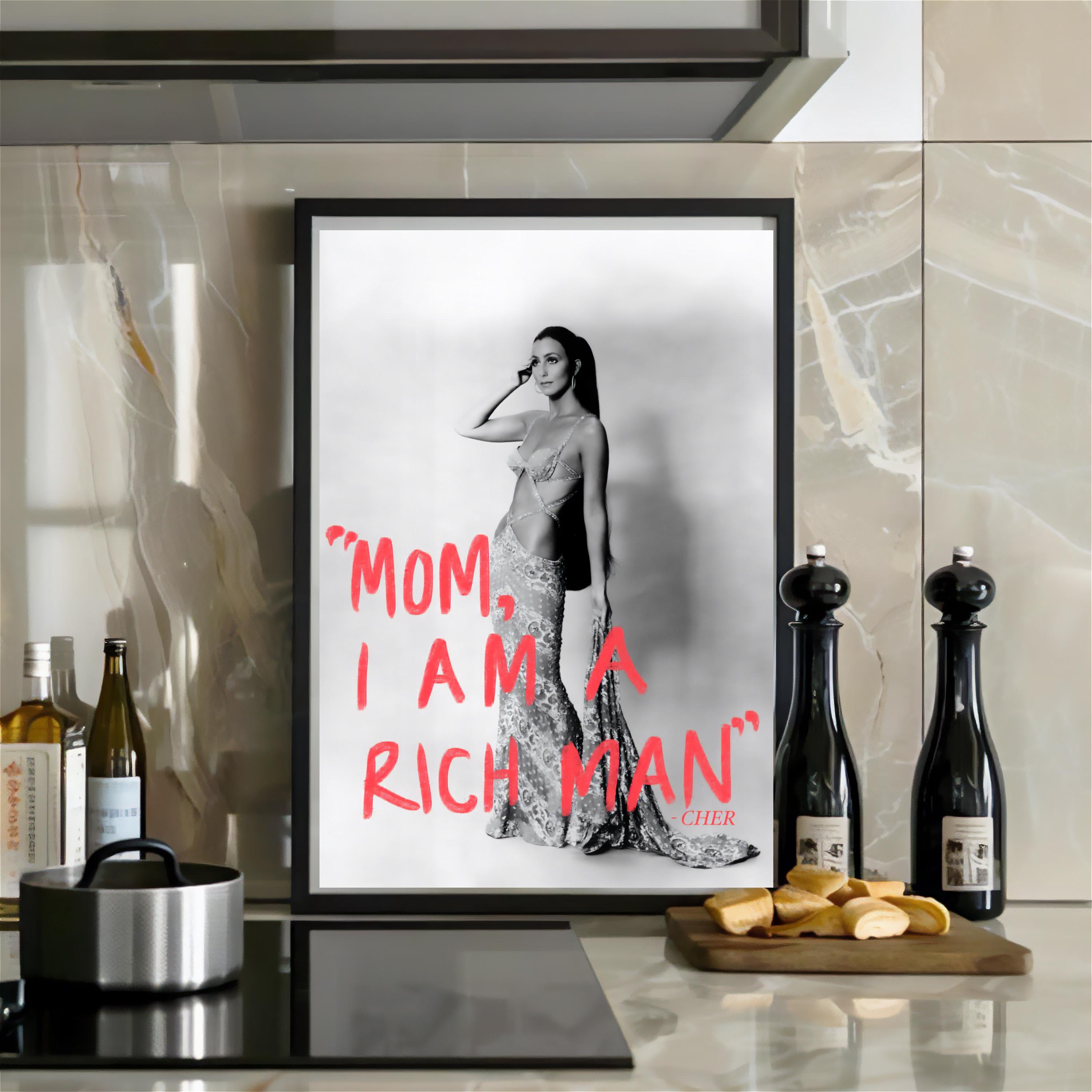 Mom I Am A Rich Man Poster, Cher Poster, Room Decor, Poster Wall Art, Music Print, Music Poster